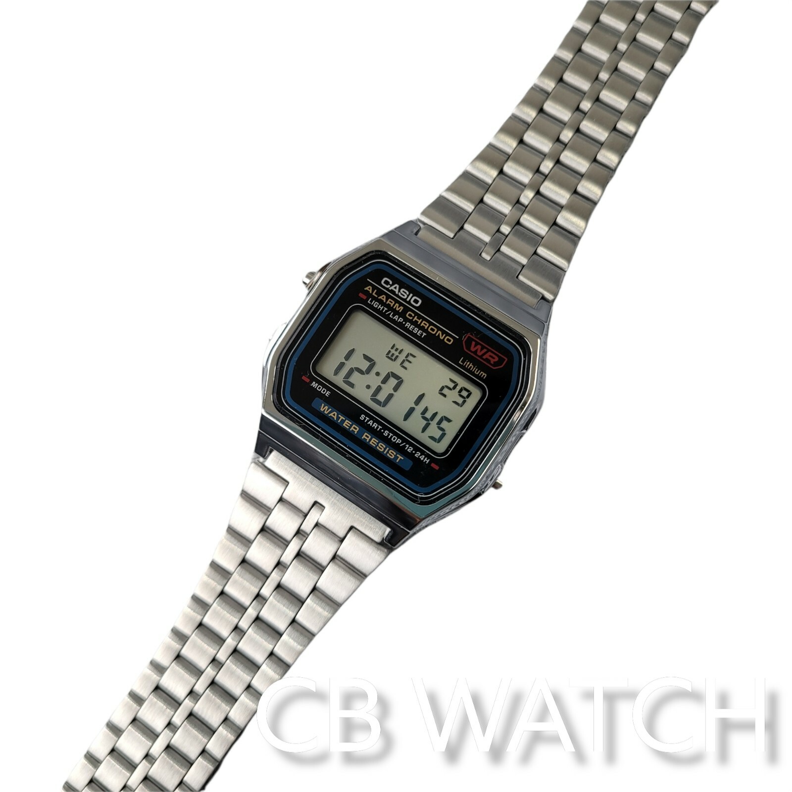 A159WA-N1D Vintage Casio Sliver Digital Watch A159 Made in Japan A159WA-N1D Vintage Casio Sliver Digital Watch A159 Made in Japan