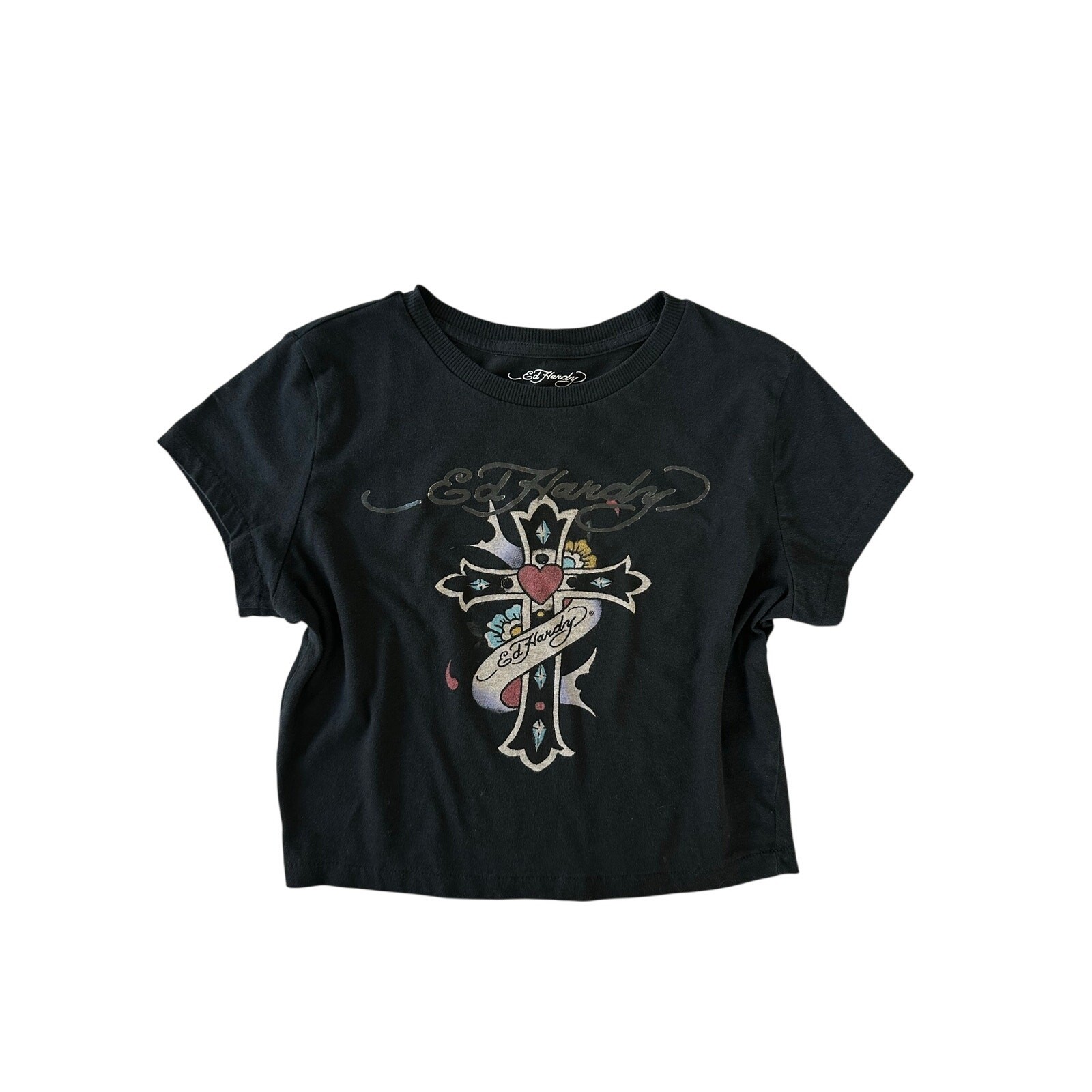 Ed hardy cropped tee