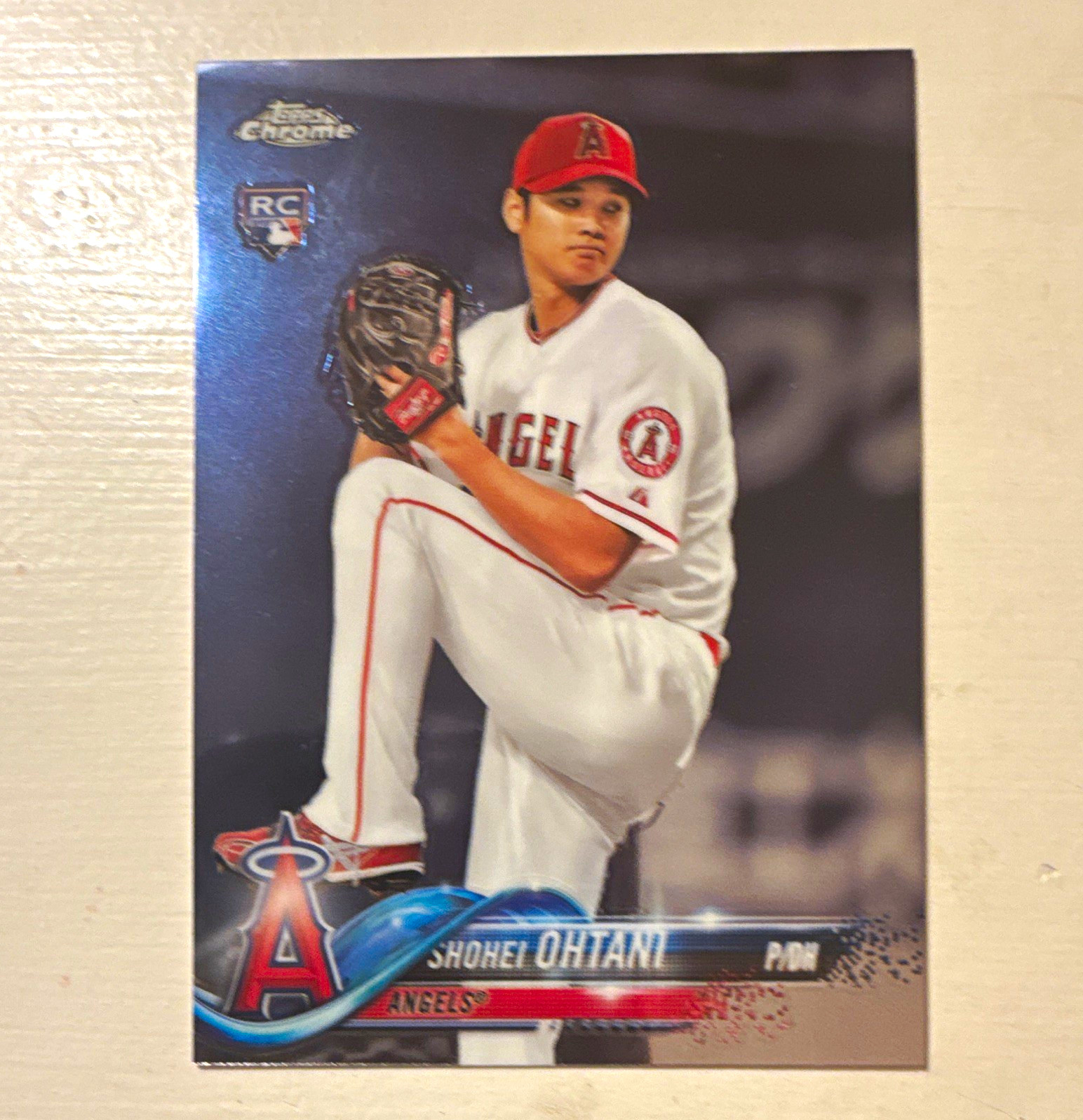 Topps 2018 Topps Chrome Shohei Ohtani Rookie White Jersey #150 Angels