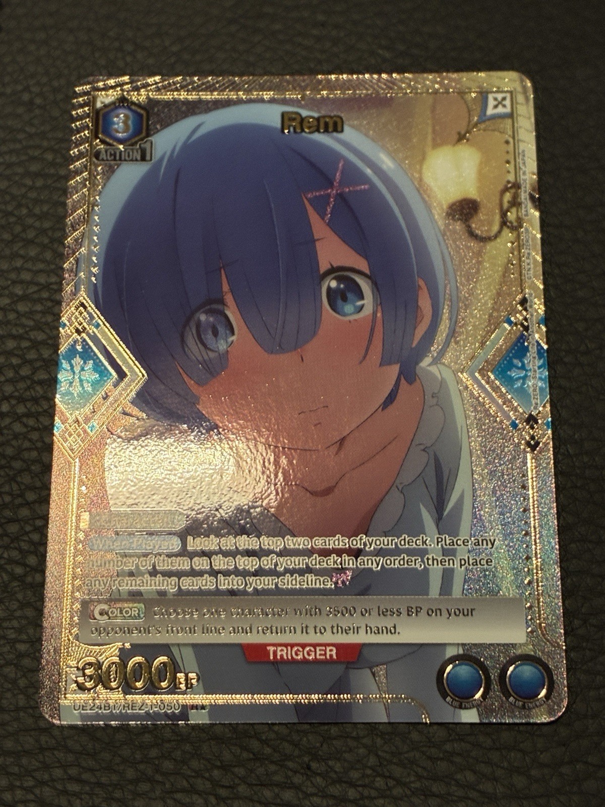 Bandai Union Arena Re:ZERO Rem UE24BT/REZ-1-050 R* NM FOIL Bandai Union Arena Re:ZERO Rem UE24BT/REZ-1-050 R* NM FOIL