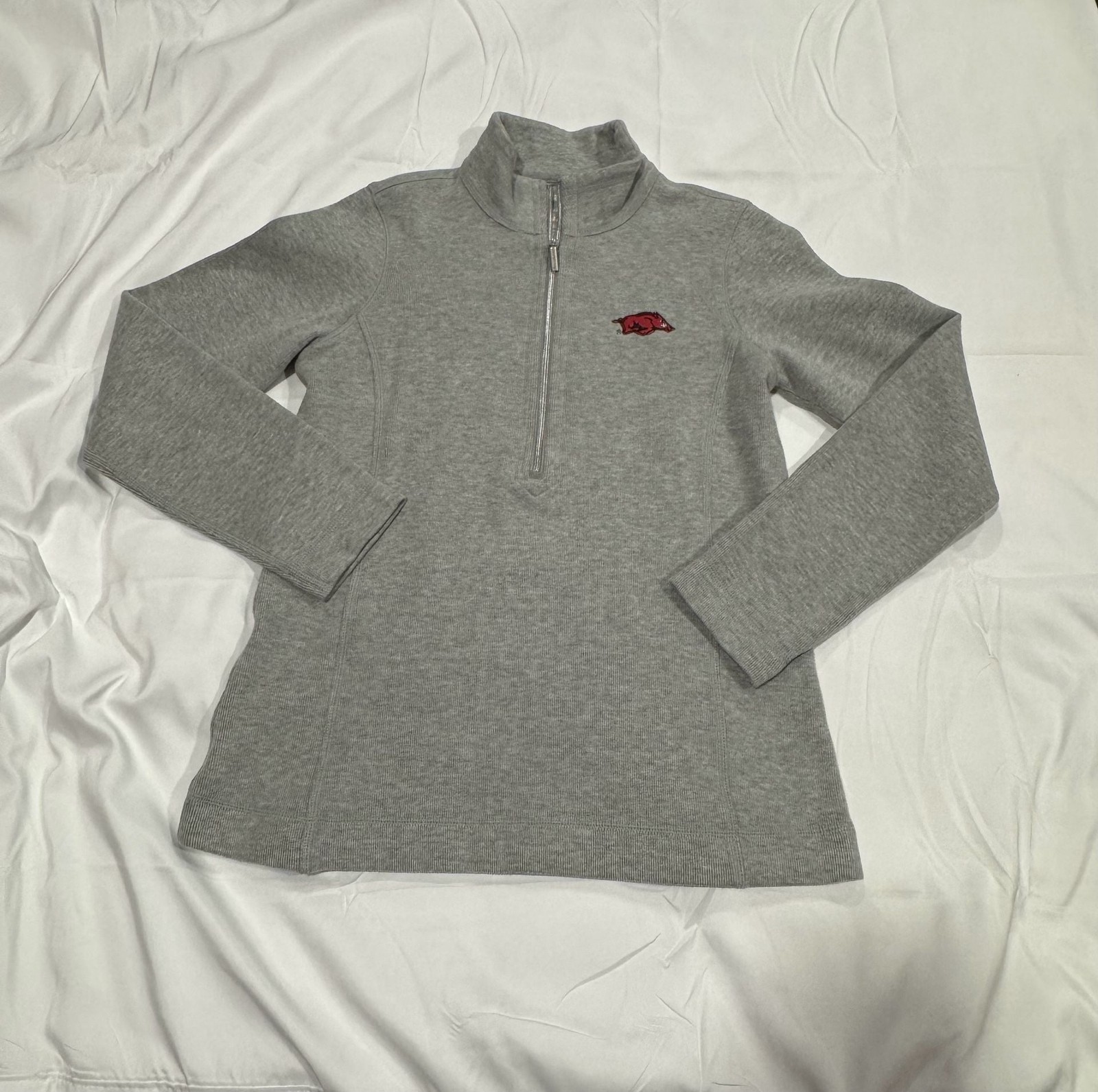 Tommy Bahama Arkansas Razorbacks Size M 1/4-Zip Sweater Tommy Bahama Arkansas Razorbacks Size M 1/4-Zip Sweater
