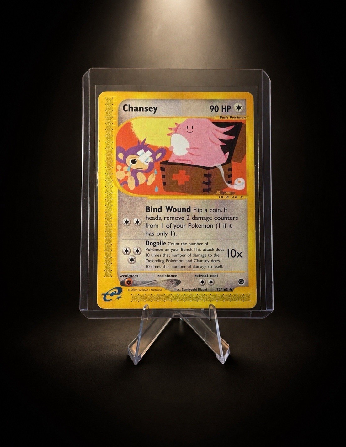 Pokemon Chansey 072/165 Expedition Base Set Regular Pokemon Chansey 072/165 Expedition Base Set Regular