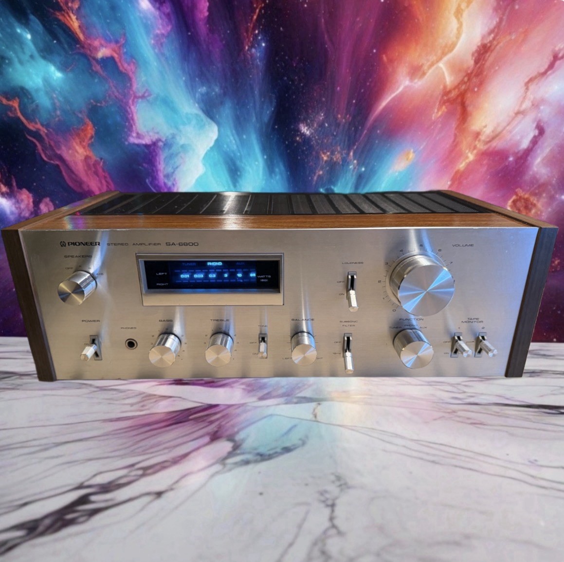 Pioneer SA-6800 Stereo Amplifier Vintage Beauty Japan Fresh Service Rare 🎶🔥