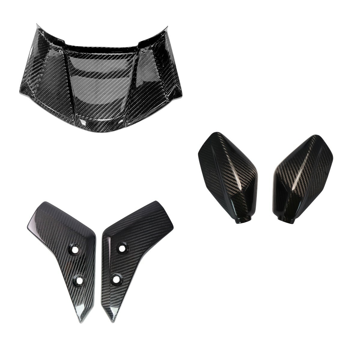 MOS Carbon Fiber Combo Fairing Cover Accessories for Kymco AK550 2021-2022