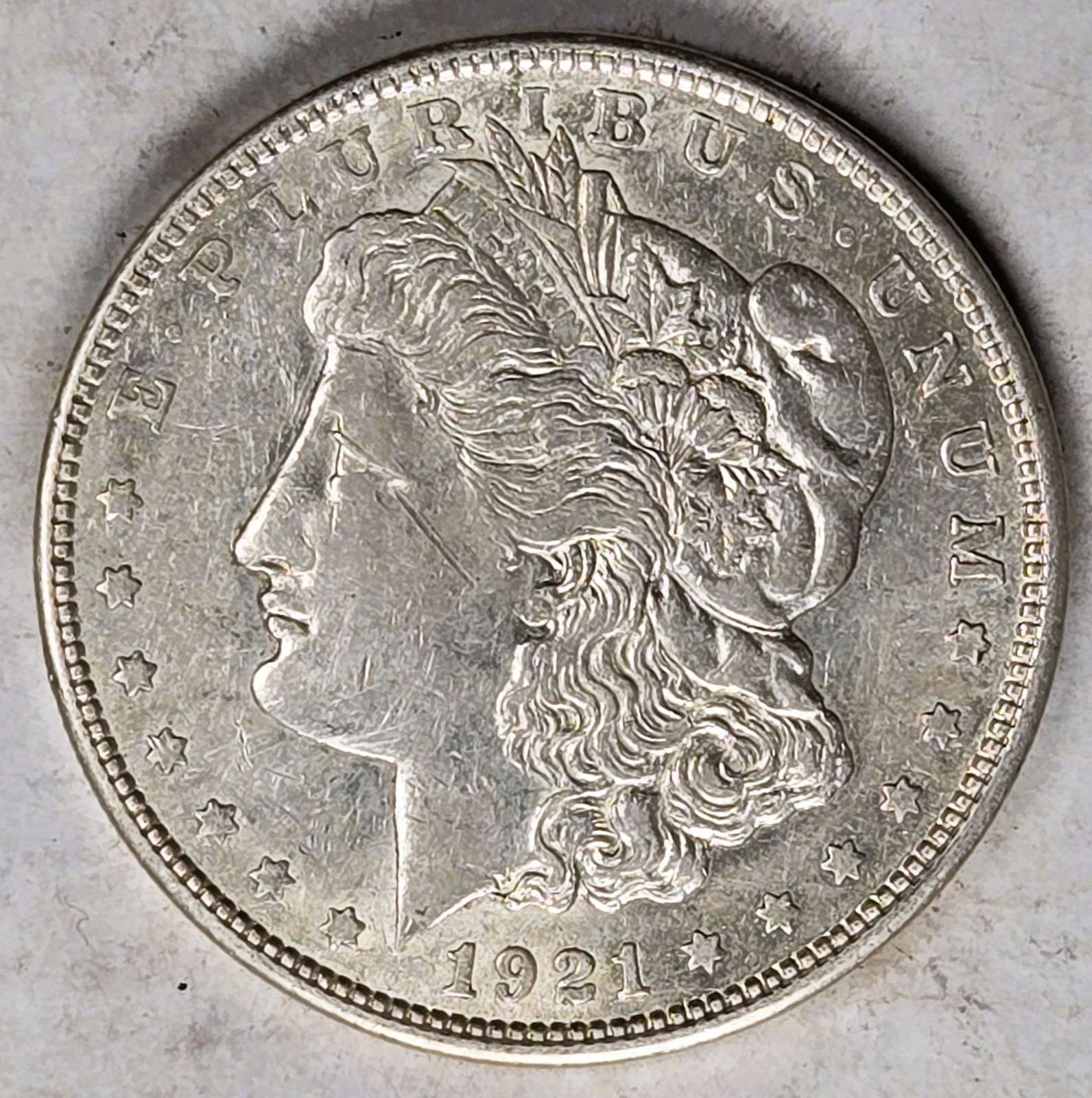 1921-D Morgan Silver Dollar - ONLY YEAR DENVER MINT MORGAN - Nicely Circulated 1921-D Morgan Silver Dollar - ONLY YEAR DENVER MINT MORGAN - Nicely Circulated