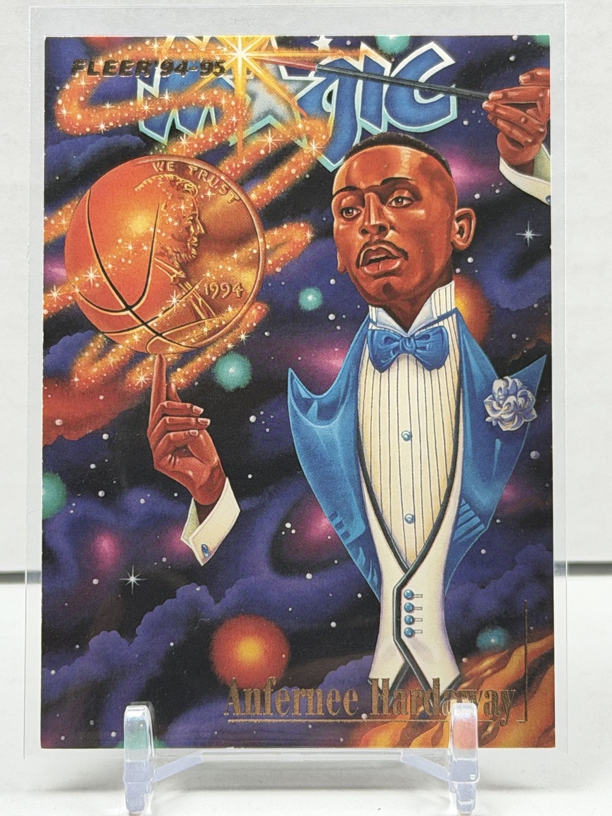 1994-95 Fleer - Pro Vision Anfernee Hardaway #8 1994-95 Fleer - Pro Vision Anfernee Hardaway #8