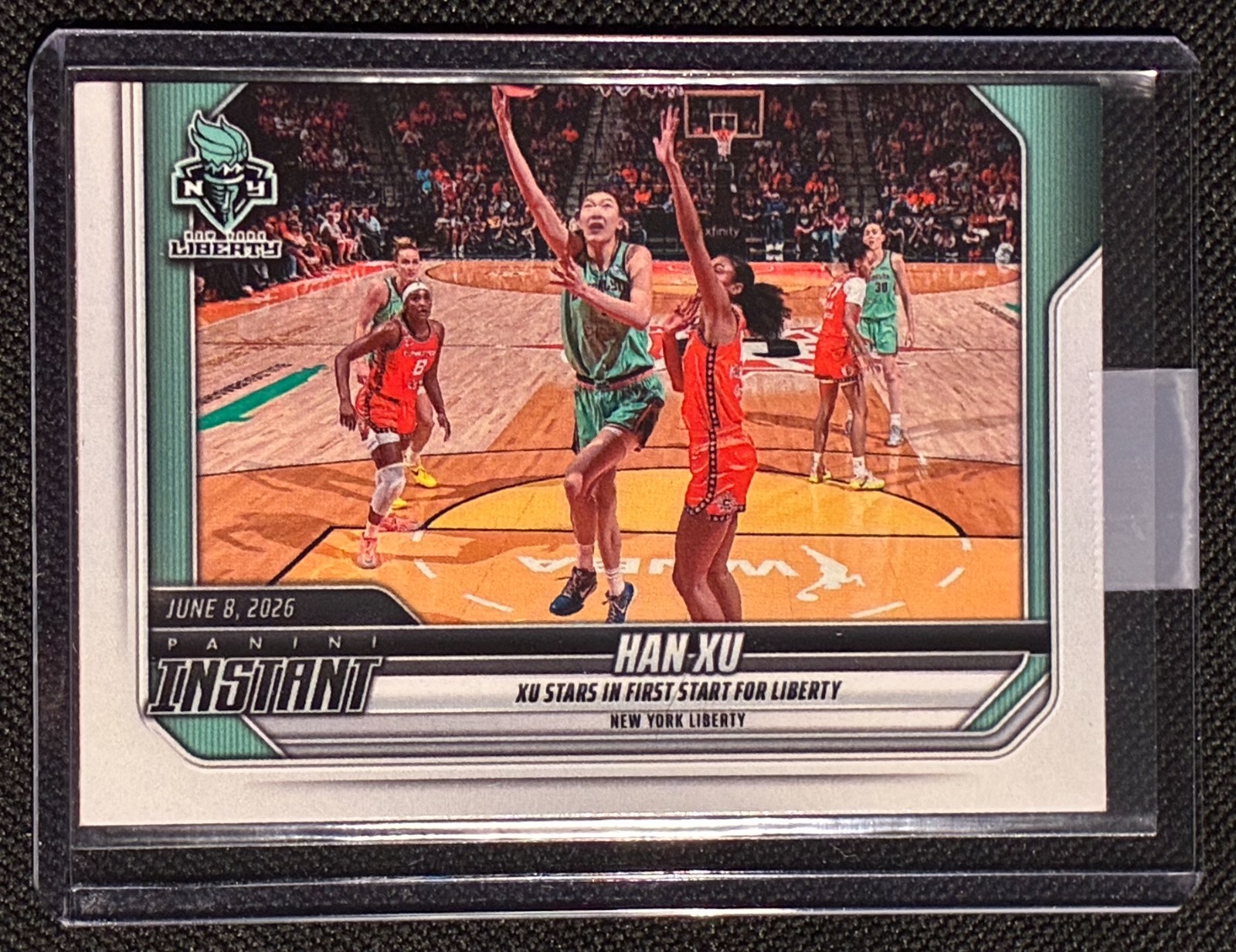HAN XU 2026 Panini Instant WNBA #136 New York Liberty /75 HAN XU 2026 Panini Instant WNBA #136 New York Liberty /75