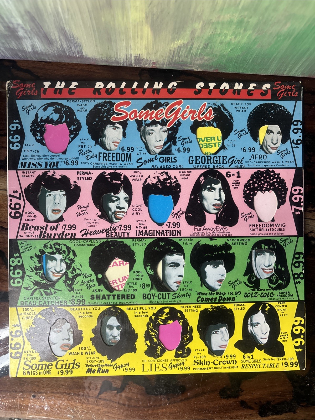 RARE VG+ Banned Cover Sterling TJ DDD 1st Press Rolling Stones Some Girls Vinyl RARE VG+ Banned Cover Sterling TJ DDD 1st Press Rolling Stones Some Girls Vinyl