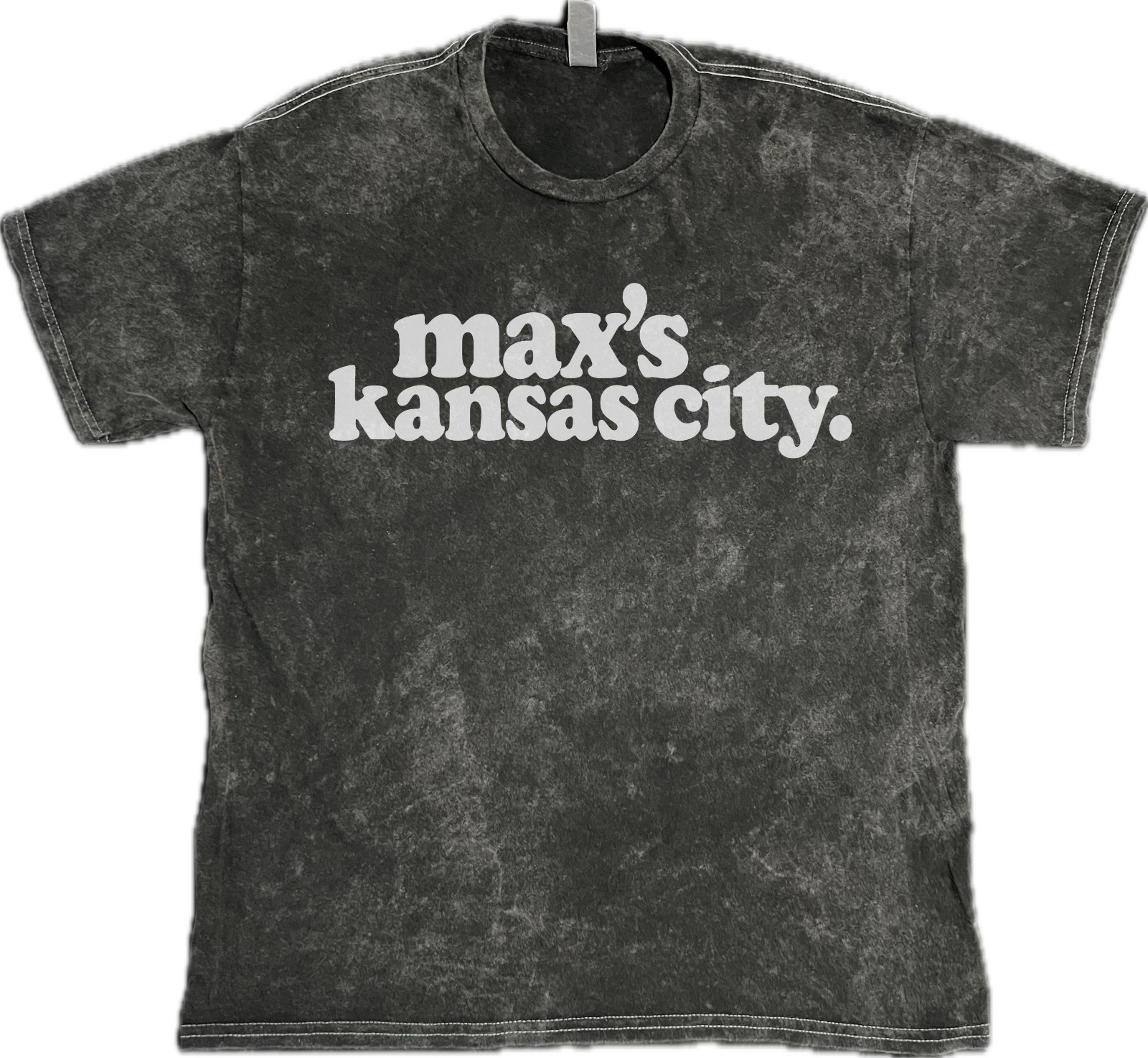 Max's Kansas City T-Shirt New York NY Club on Mineral Wash Vintage Washed Tee