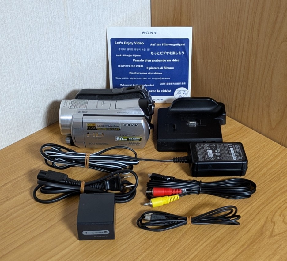 SONY HDR-SR11 Handycam Camcorder NightShot 10.2MP Full HD 60GB Japanese only Ex