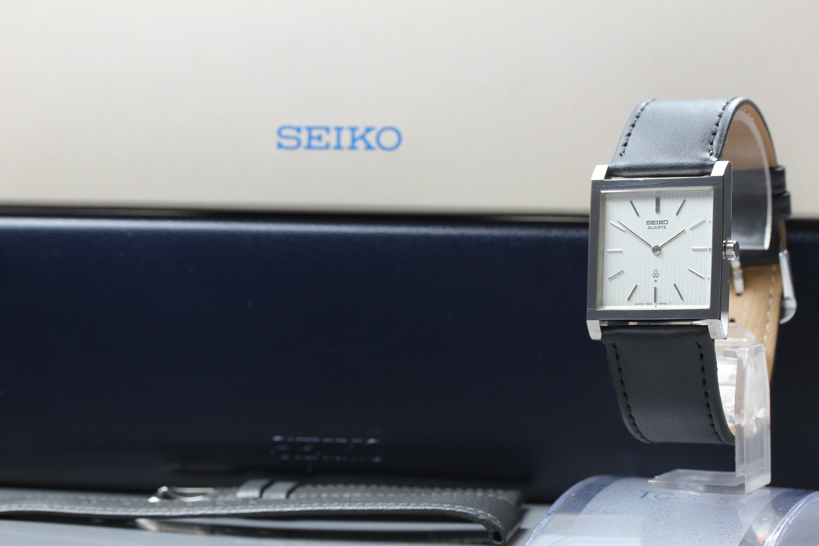 [NOS W /Box] Vintage 1979 SEIKO Chariot 7820-5350 White Dial Quartz Men's Watch