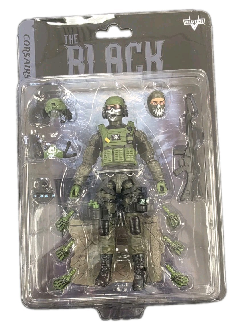 Valaverse The Black Corsairs Version A 1/12 Action Force Valaverse The Black Corsairs Version A 1/12 Action Force