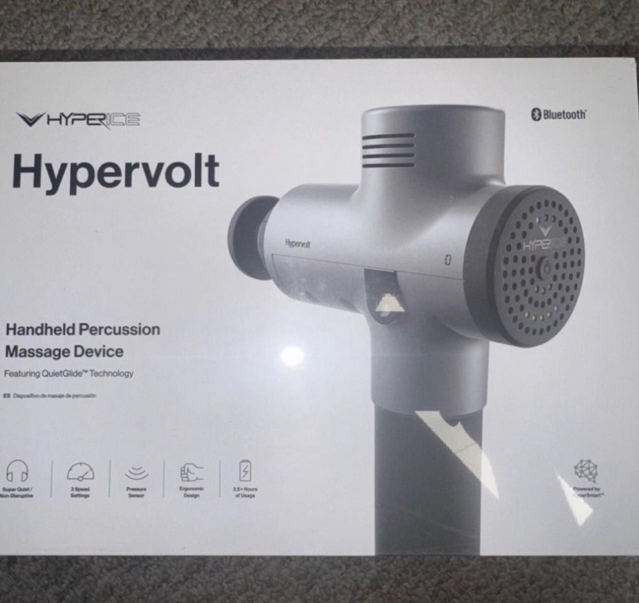 Hyperice Hypervolt Bluetooth Handheld Percussion Massage Device