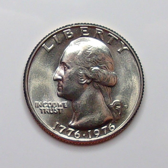 1776-1976-D Washington Quarter Uncirculated Bicentennial COIN from ORIGINAL ROLL 1776-1976-D Washington Quarter Uncirculated Bicentennial COIN from ORIGINAL ROLL