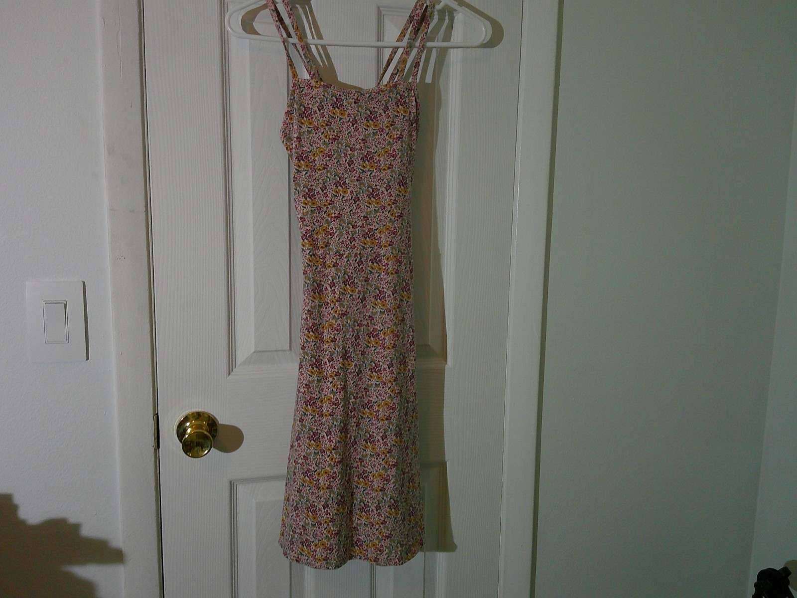 Pact brand women\'s floral dress, size small, organic cotton, Fit and Flair style Pact brand women\'s floral dress, size small, organic cotton, Fit and Flair style