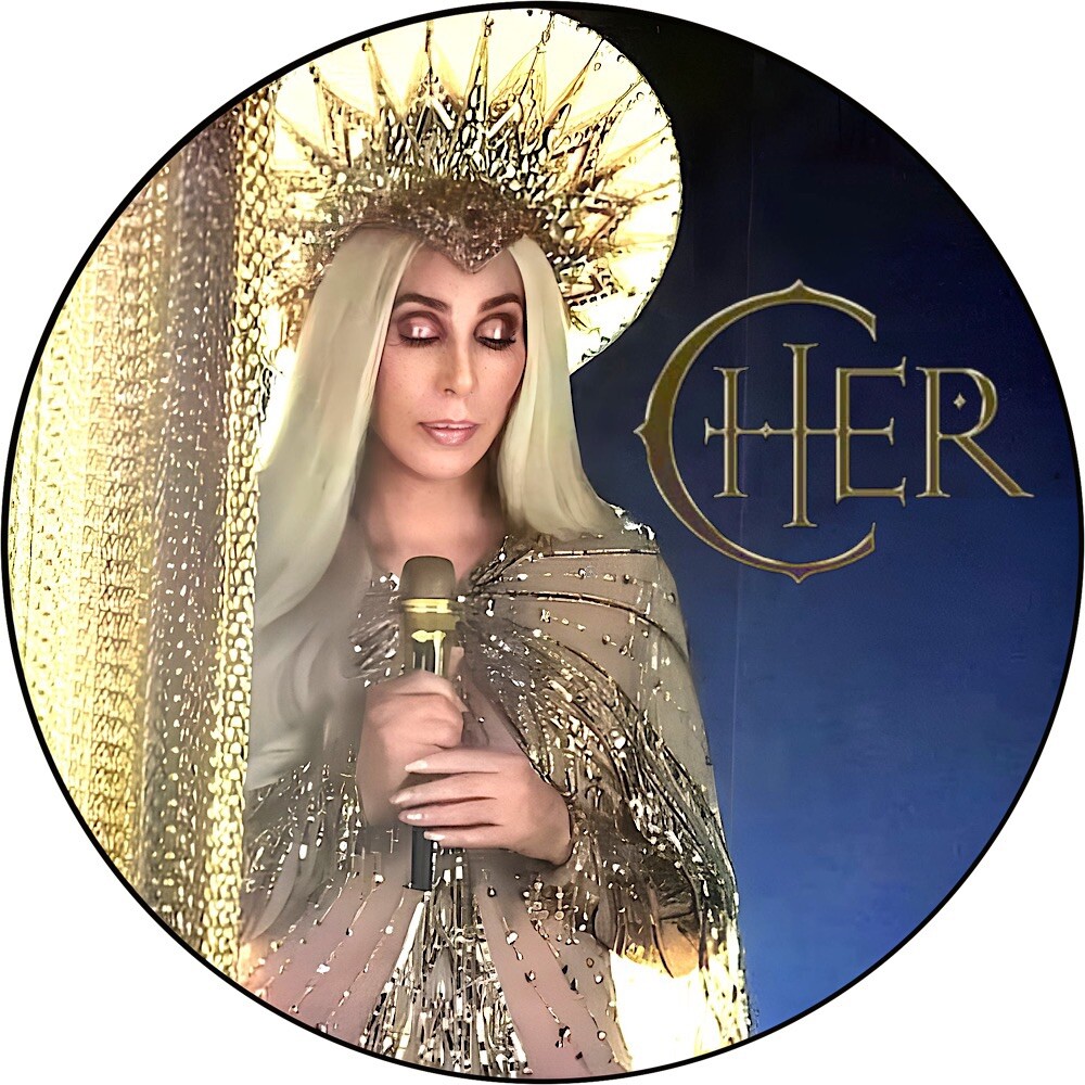 New Cher Pin Back Button New Cher Pin Back Button