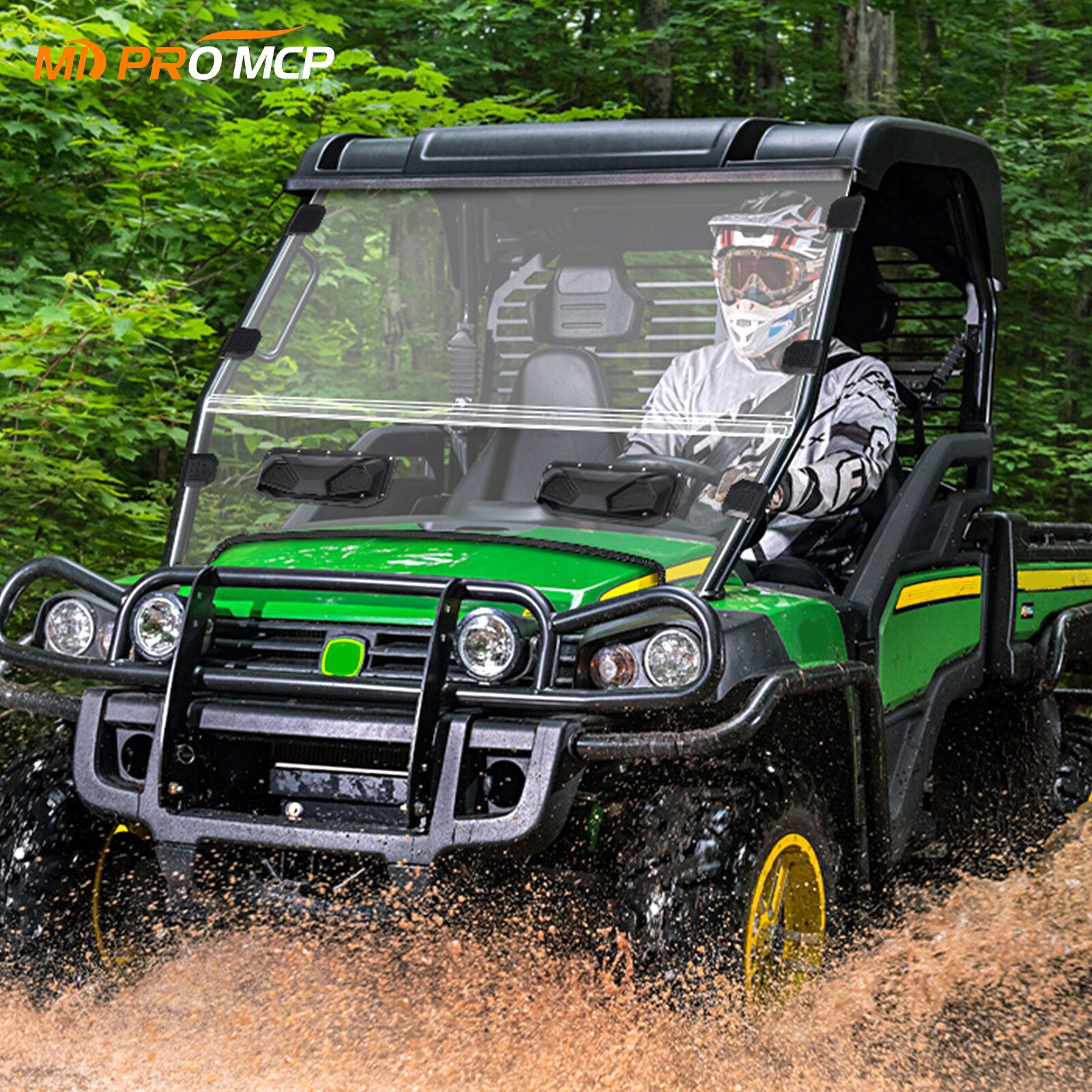Vented Front Windshield Scratch Proof for John Deere Gator HPX 620i 625i 825i Vented Front Windshield Scratch Proof for John Deere Gator HPX 620i 625i 825i