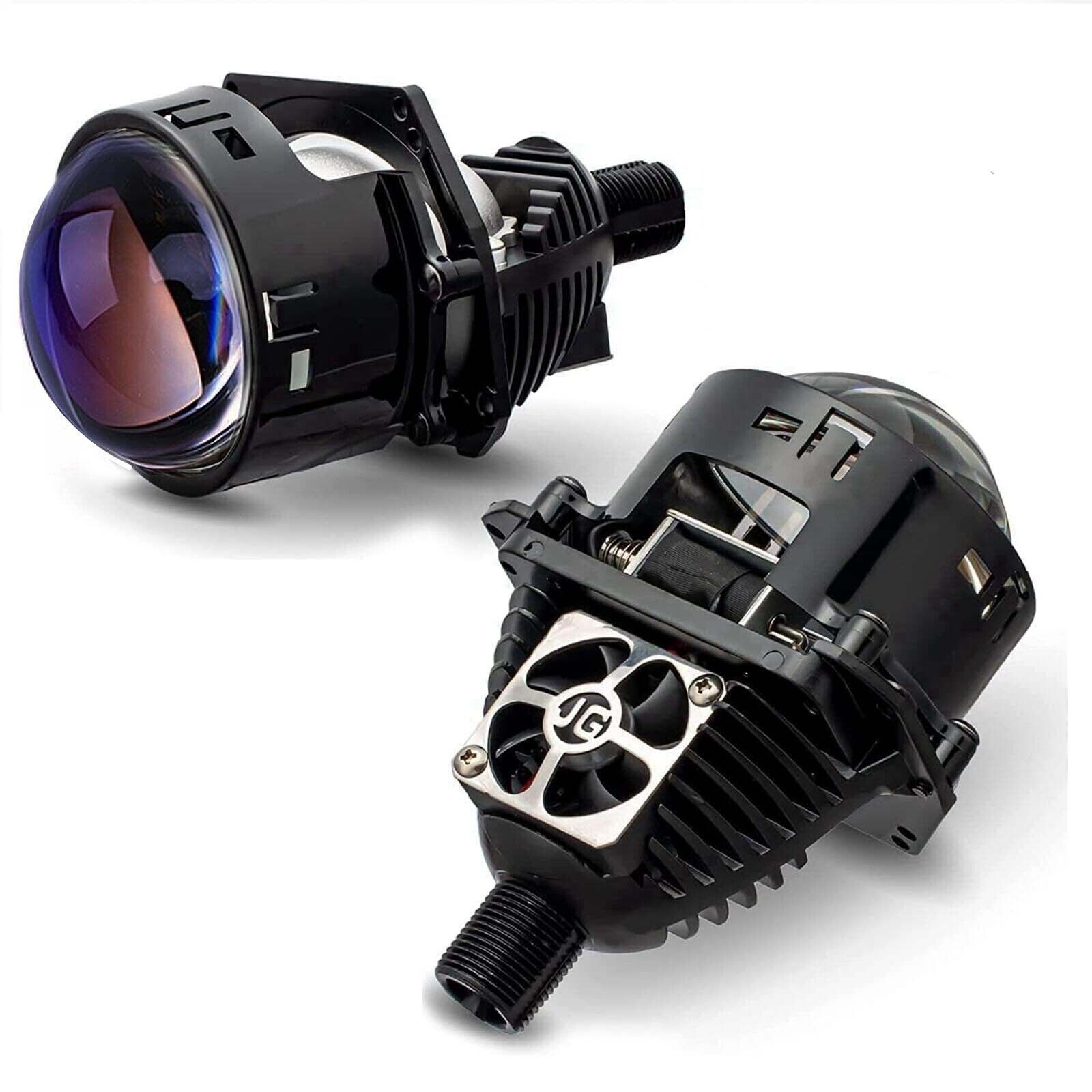 LED Headlight 3.0\'\' Bi LED Projector Blue Lens VS Xenon Retrofit Universal 100W
