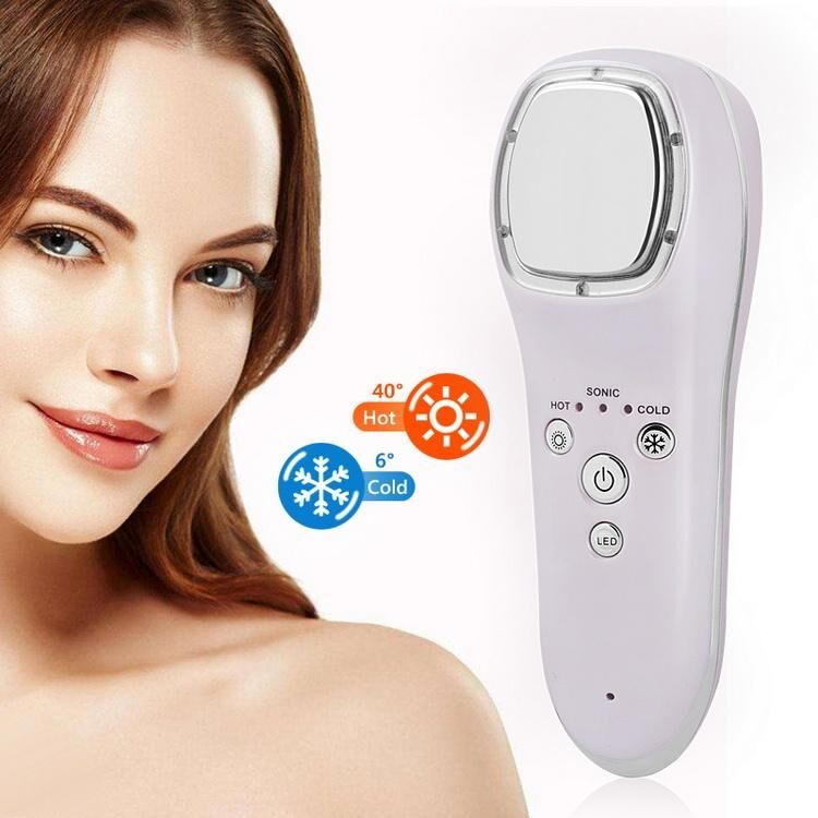 Hot Cold Hammer Facial Skin Care Massager Face Firming Skin Beauty White Machine Hot Cold Hammer Facial Skin Care Massager Face Firming Skin Beauty White Machine