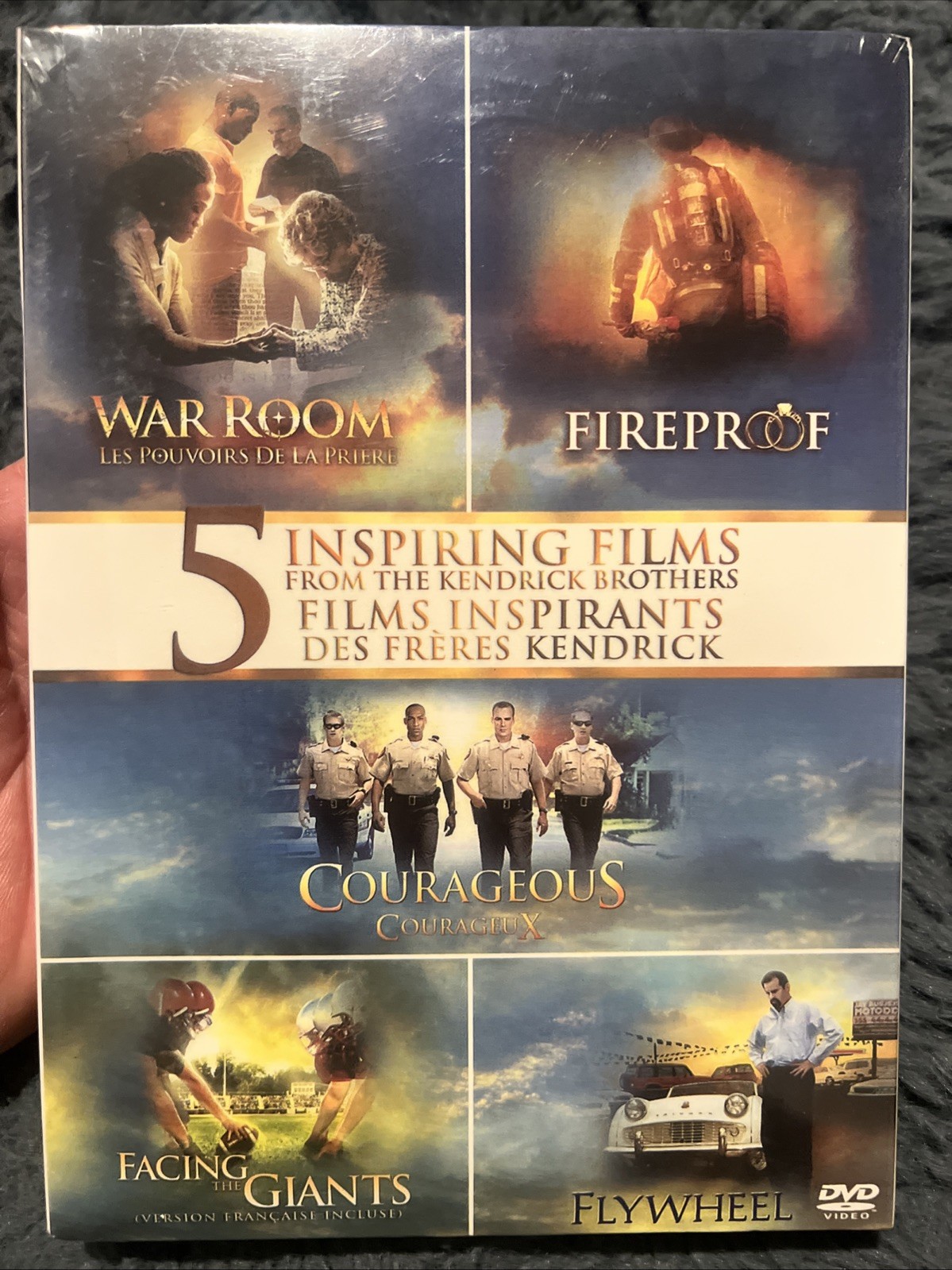 Courageous / Facing the Giants / Fireproof / Flywheel / War Room (DVD NEW w/ Rip