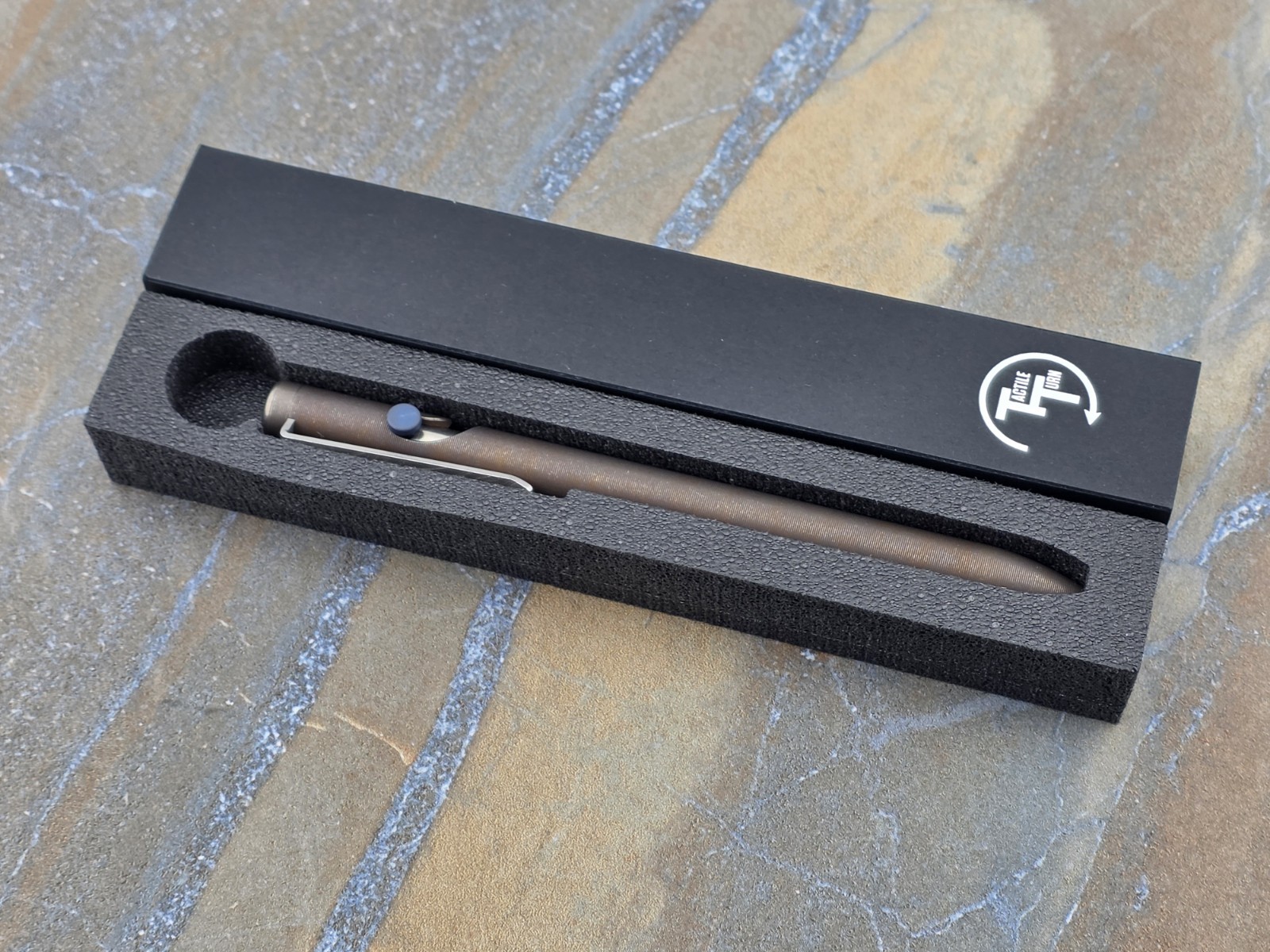 Tactile Turn x Zero Feud x Best Damn EDC Standard Bolt Bronze Anodized Ti Pen Tactile Turn x Zero Feud x Best Damn EDC Standard Bolt Bronze Anodized Ti Pen