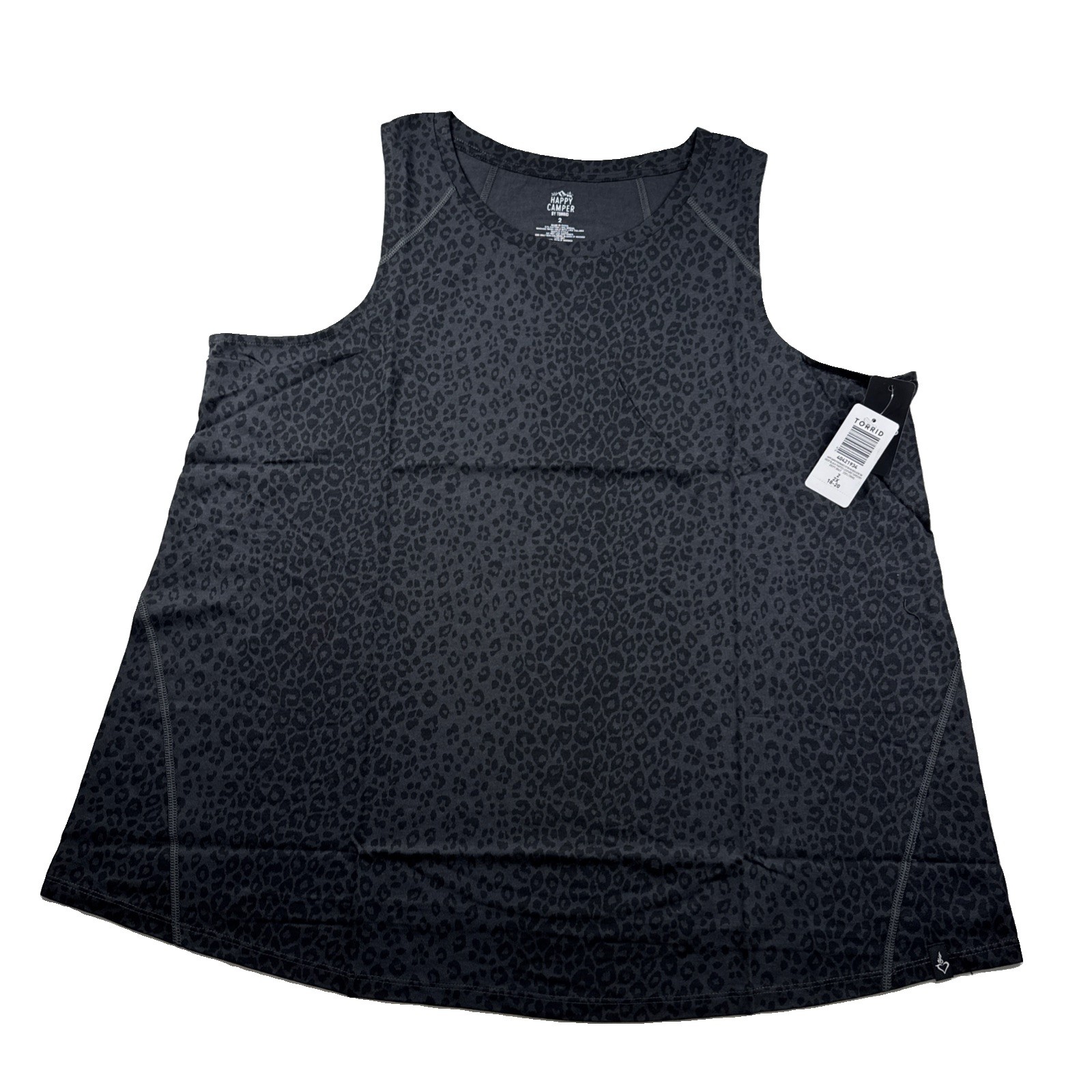 Torrid Happy Camper Performance Cotton High Neck Active Tank Size 2 New with Tag Torrid Happy Camper Performance Cotton High Neck Active Tank Size 2 New with Tag