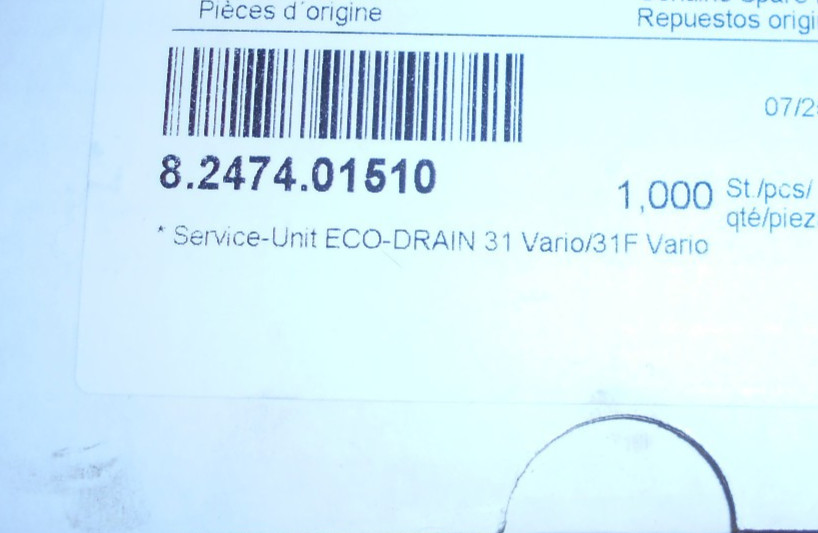 KAESER ECO-DRAIN 31/31F Vario 8.2474.01510 (Old part # AN8247400380) Service Kit KAESER ECO-DRAIN 31/31F Vario 8.2474.01510 (Old part # AN8247400380) Service Kit