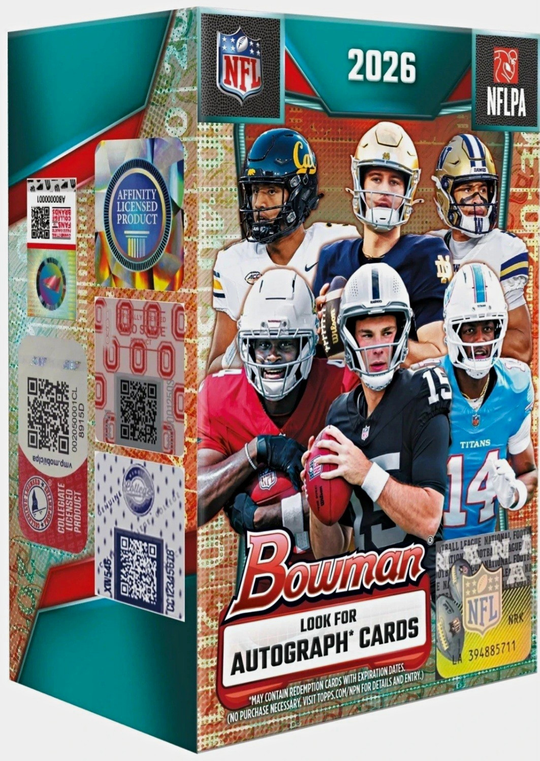 X1 Presale 2026 Topps Bowman Value Box 10 Cards Per Pack. 6 Packs Per Box.