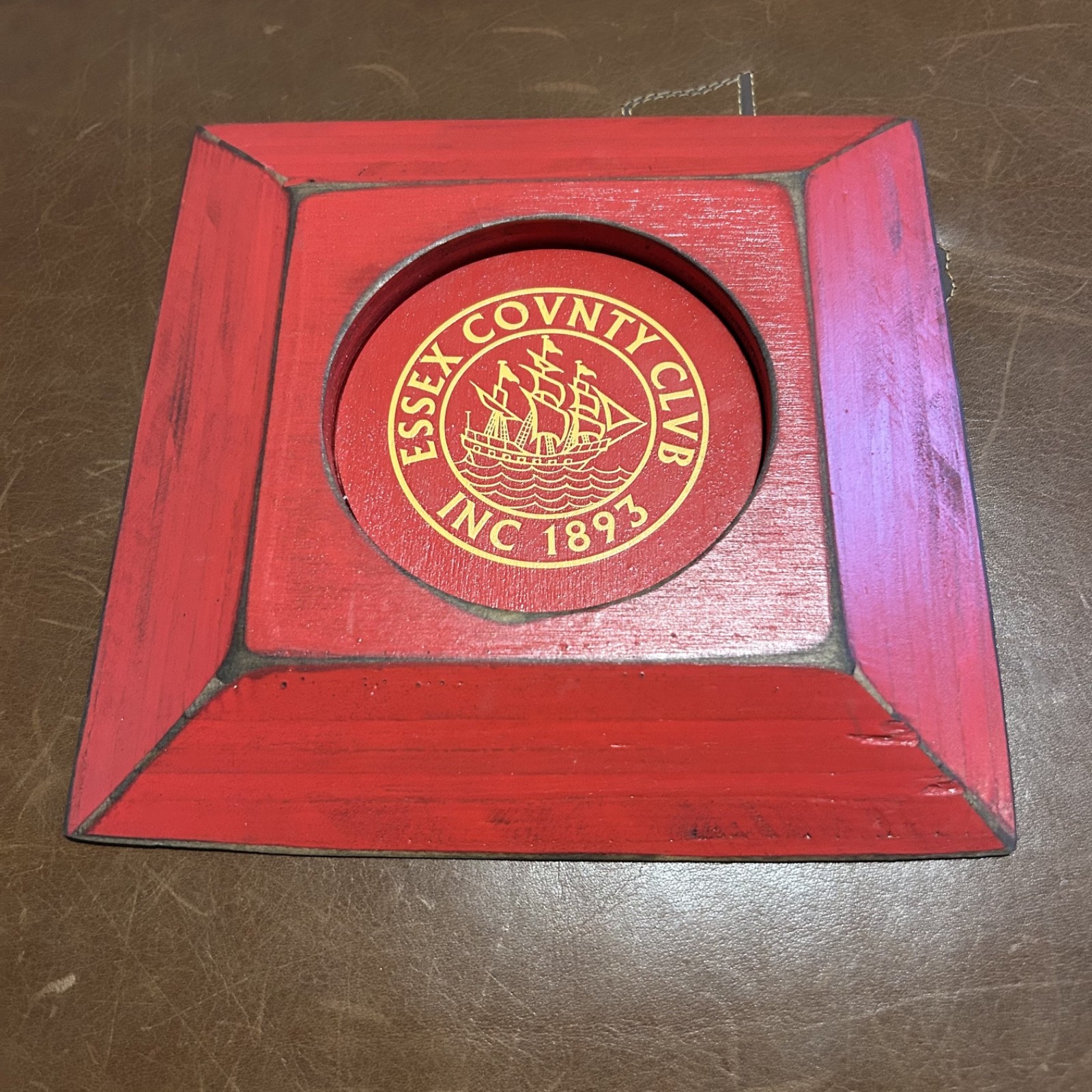 Essex County Club 1893 Manchester, MA Signs By The Sea Wood Putting Cup New Rare Essex County Club 1893 Manchester, MA Signs By The Sea Wood Putting Cup New Rare