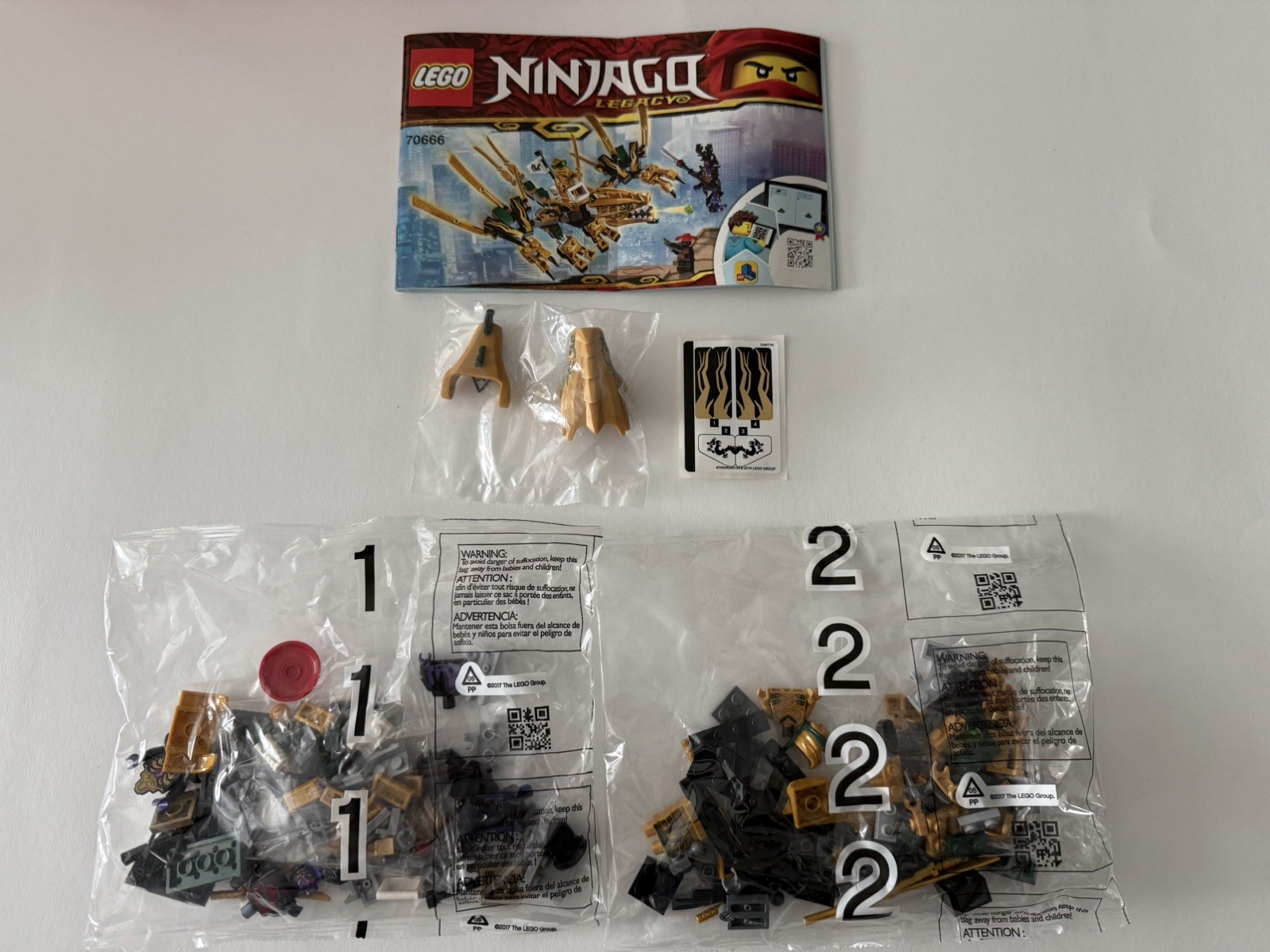 LEGO NINJAGO: Legacy The Golden Dragon 70666 100% Complete incl Manual LEGO NINJAGO: Legacy The Golden Dragon 70666 100% Complete incl Manual