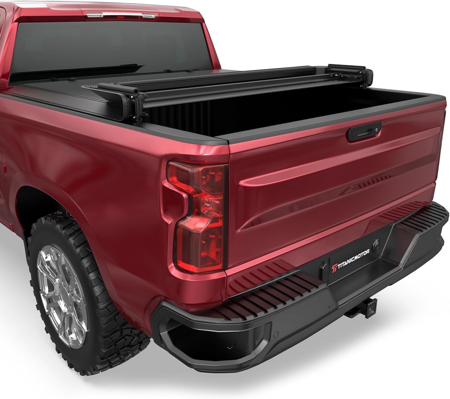 Soft Quad Fold Tonneau Cover 6PCS for Chevy Silverado GMC Sierra 1500 Truck Bed Soft Quad Fold Tonneau Cover 6PCS for Chevy Silverado GMC Sierra 1500 Truck Bed