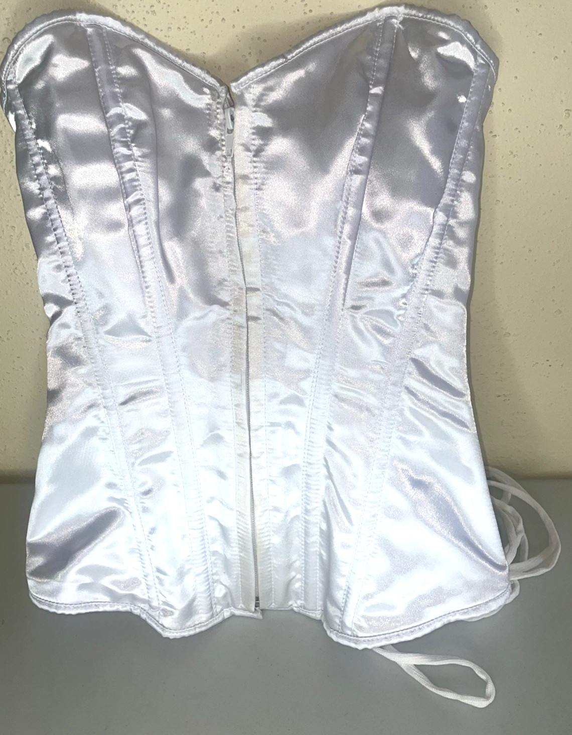 NEW Lavish by Daisy Corsets Lingerie White Satin Lace-Up Sexy Small Bridal Bride NEW Lavish by Daisy Corsets Lingerie White Satin Lace-Up Sexy Small Bridal Bride