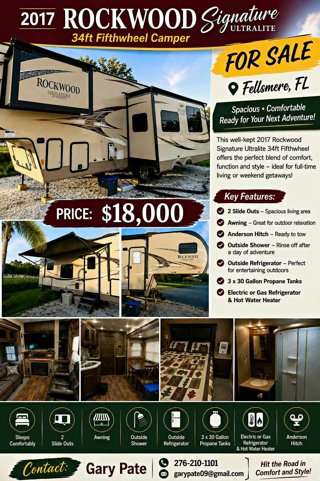 Rockwood Signature Ultra Lite Fifth Wheel Trailer Rockwood Signature Ultra Lite Fifth Wheel Trailer