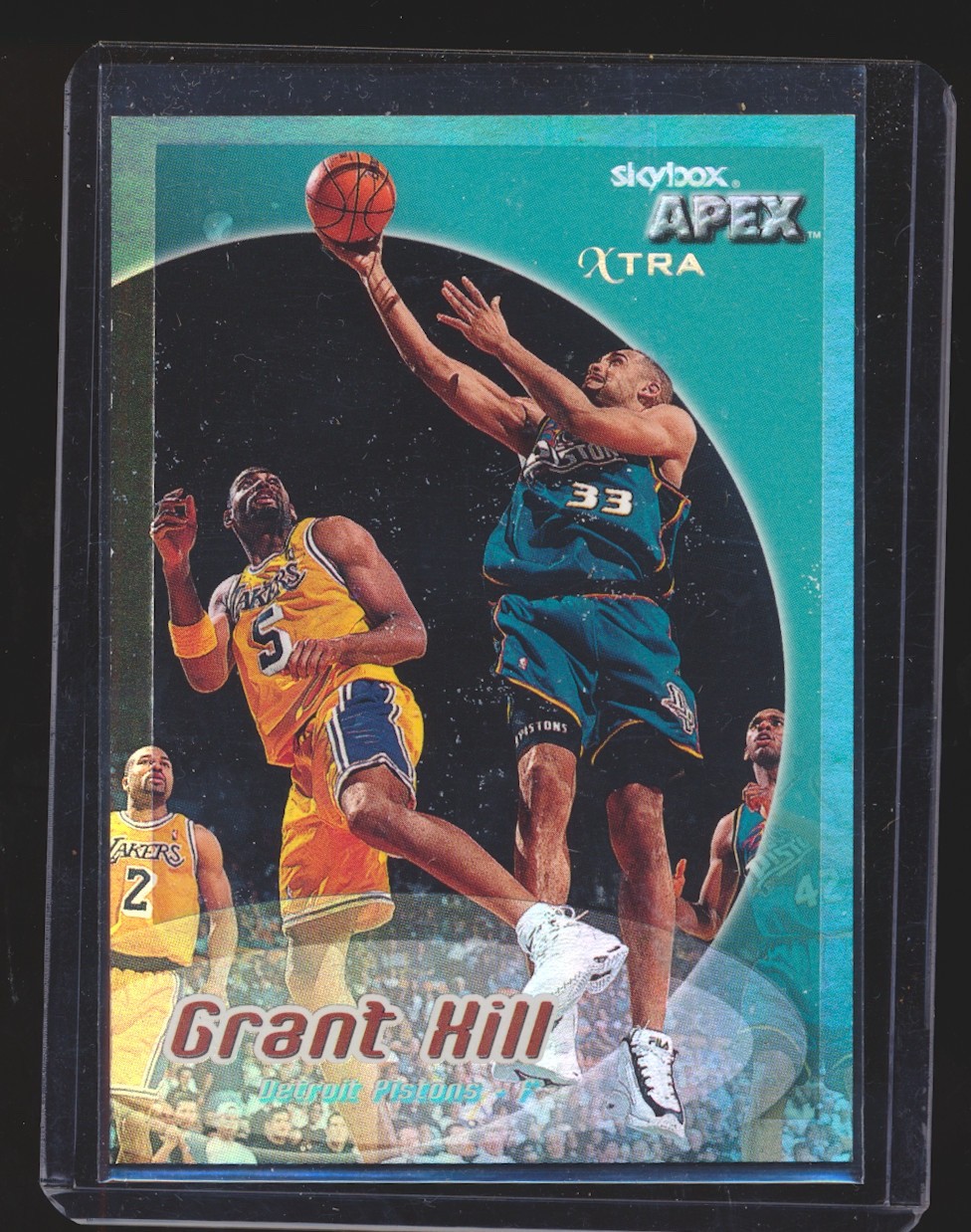 1999-00 SKYBOX APEX XTRA GRANT HILL DETROIT PISTONS- #43X /50 1999-00 SKYBOX APEX XTRA GRANT HILL DETROIT PISTONS- #43X /50