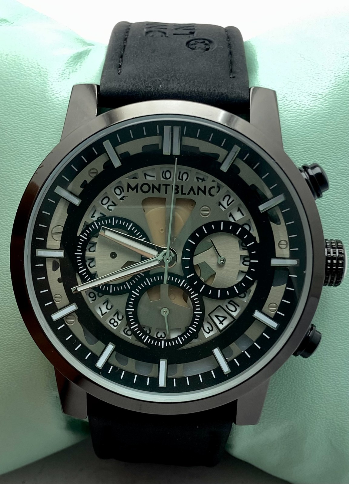 Refurbished Montblanc Starwalker Skeleton Dial Chronograph Quartz Men's Watch