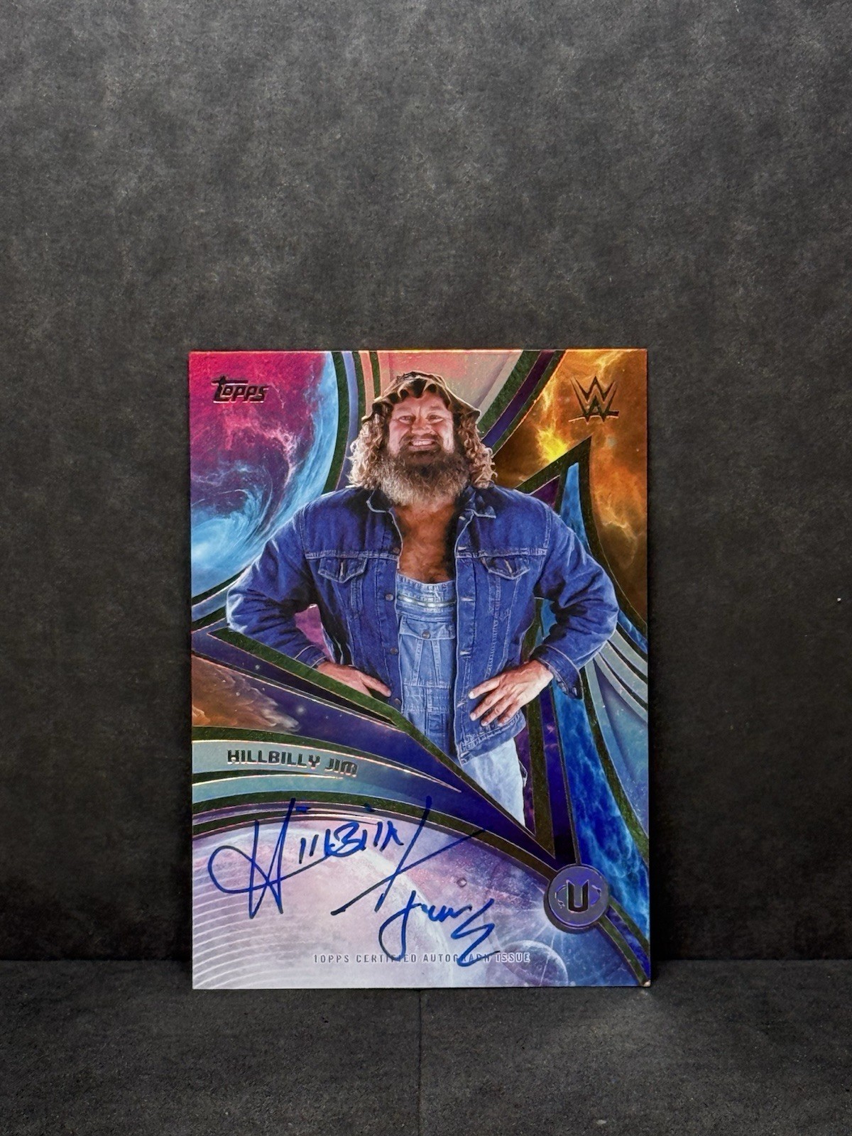 Topps WWE 2025 Universe Autographs Hillbilly Jim VA-HJ Topps WWE 2025 Universe Autographs Hillbilly Jim VA-HJ