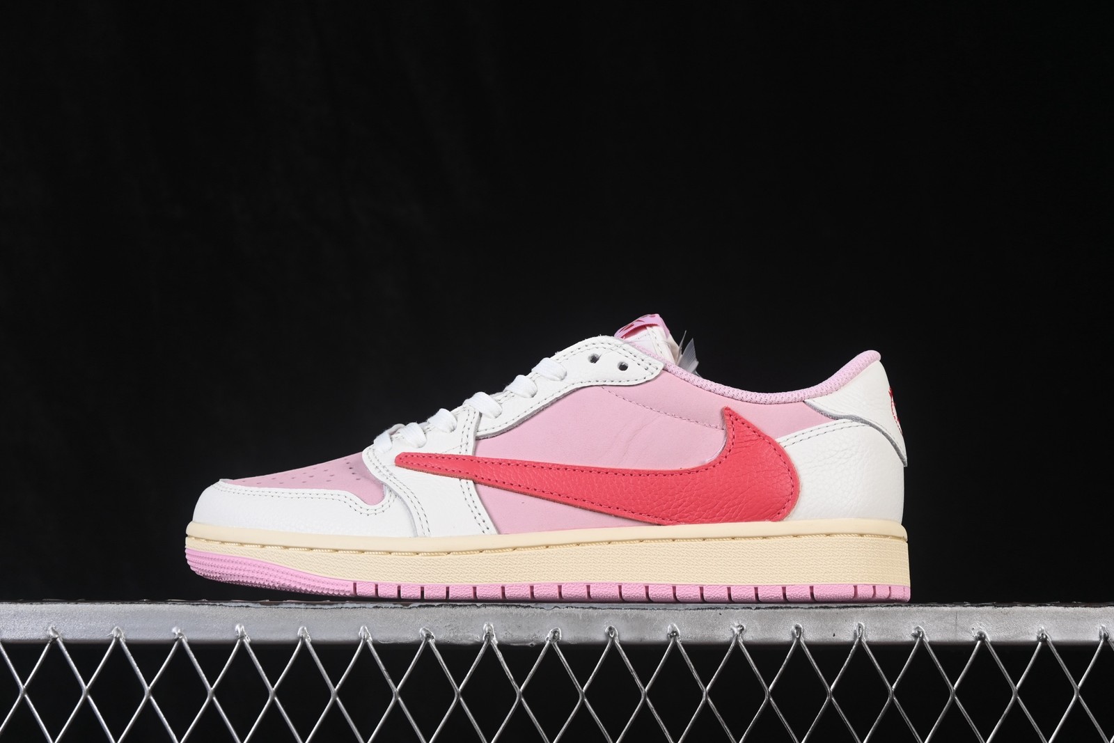 Air J*rdan 1 Retro Low “Travis Scott Sail Tropical Pink” IQ7604-101 Men\'s 4-12