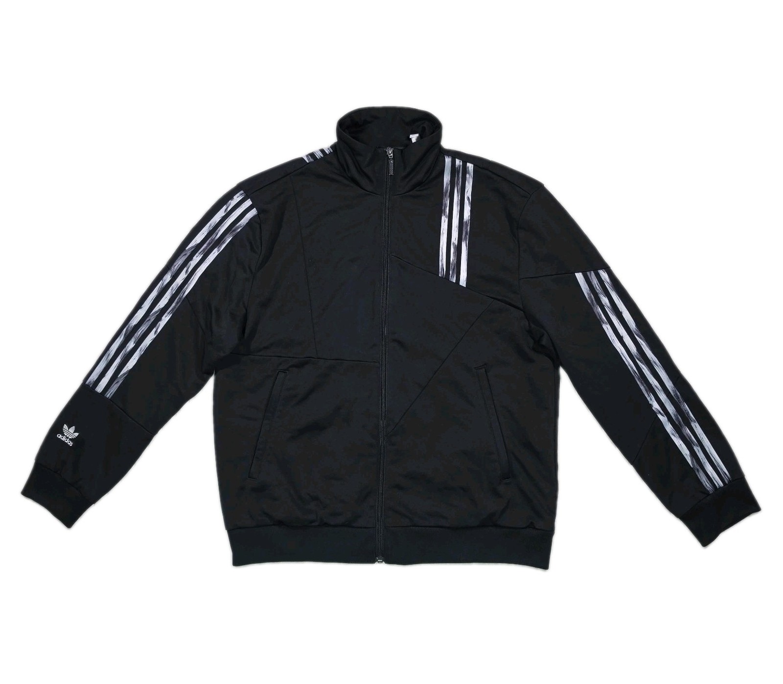 adidas Originals Danielle Cathari Jacket Women\'s LARGE Black Trefoil Patch 2019 adidas Originals Danielle Cathari Jacket Women\'s LARGE Black Trefoil Patch 2019