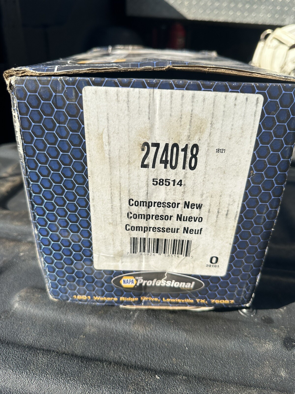 A/c Compressor New With Clutch Napa 274018/58514 A/c Compressor New With Clutch Napa 274018/58514