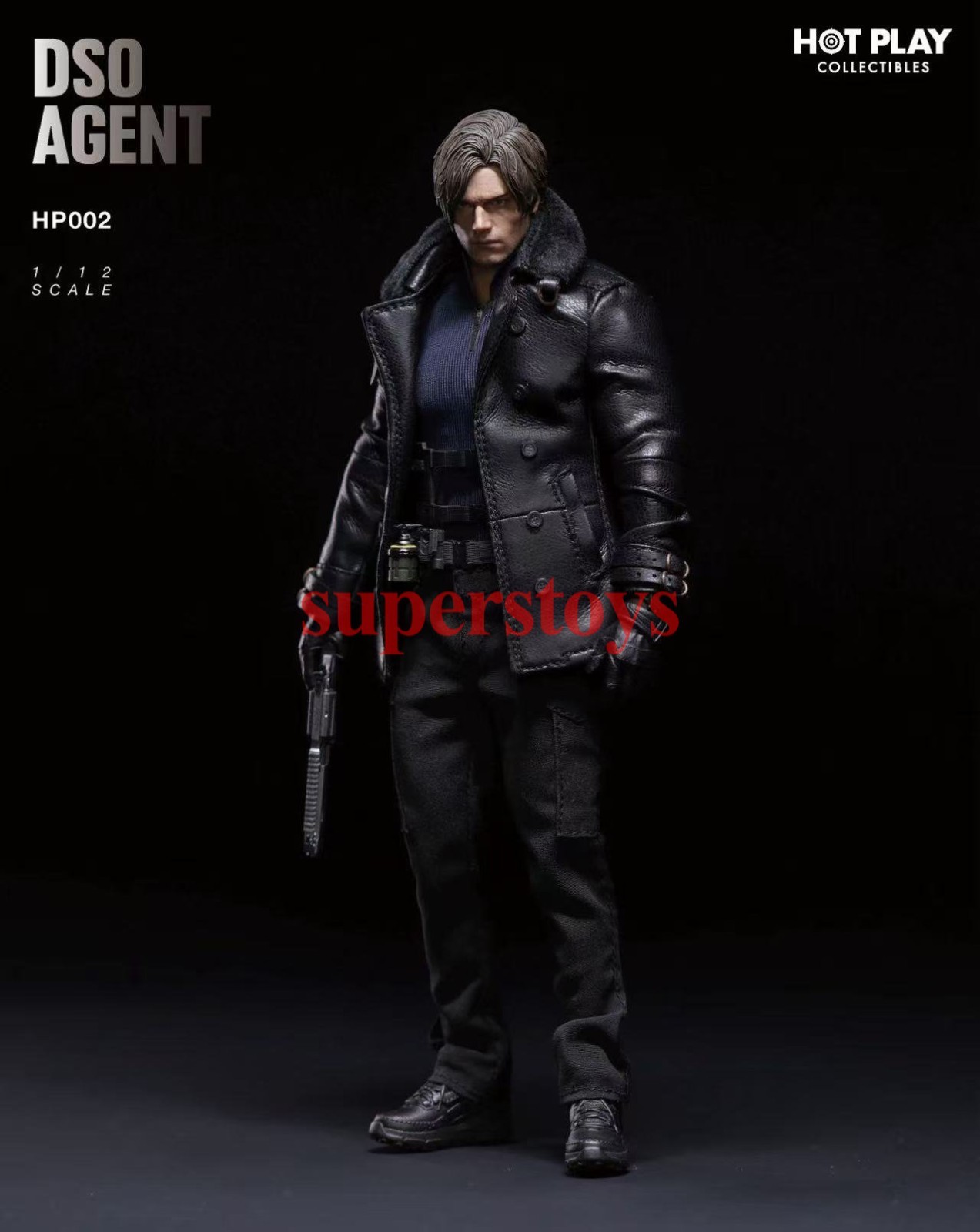 Presale HOT PLAY HP002 1/12 Zombie Killer DSO Agent Leon Action Figure Model Toy