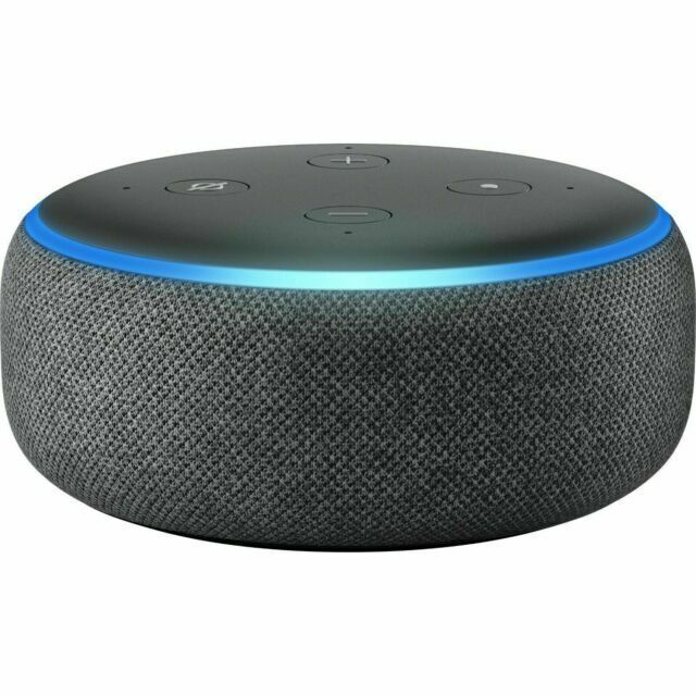 NEW SEALED Amazon Echo Dot 3rd Generation w/ Alexa Voice Media Device Charcoal NEW SEALED Amazon Echo Dot 3rd Generation w/ Alexa Voice Media Device Charcoal