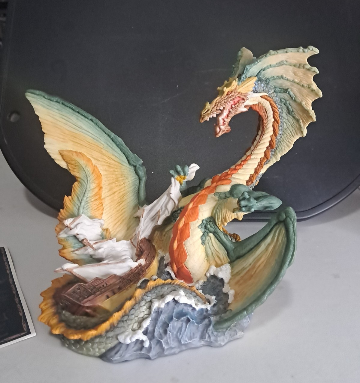 Vtg Enchantica Leviathan Dragon Figure W/COA 1997 Annual Vtg Enchantica Leviathan Dragon Figure W/COA 1997 Annual