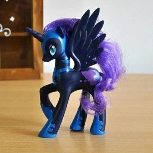 14CM Princess Luna PVC Toys My Little Pony Brushable NIGHTMARE MOON Girls Gifts 14CM Princess Luna PVC Toys My Little Pony Brushable NIGHTMARE MOON Girls Gifts