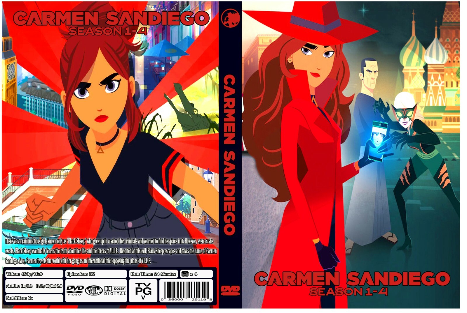 Carmen Sandiego 2019 Animated Series Season 1-4 English Dubbed Carmen Sandiego 2019 Animated Series Season 1-4 English Dubbed