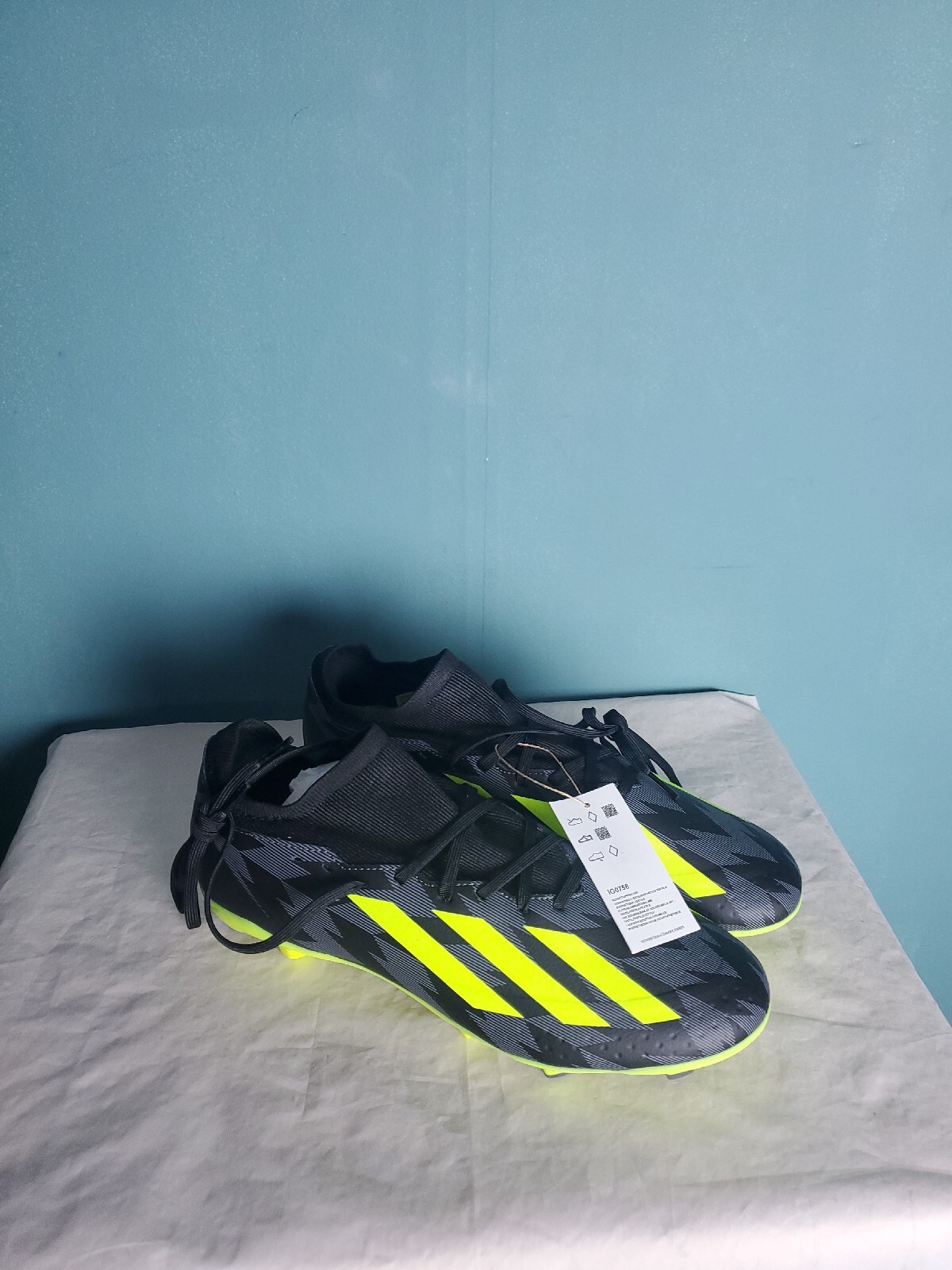 Adidas X CrazyFast .3 INJ FG Men\'s Soccer Cleats Size 11 Black Volt IG0758
