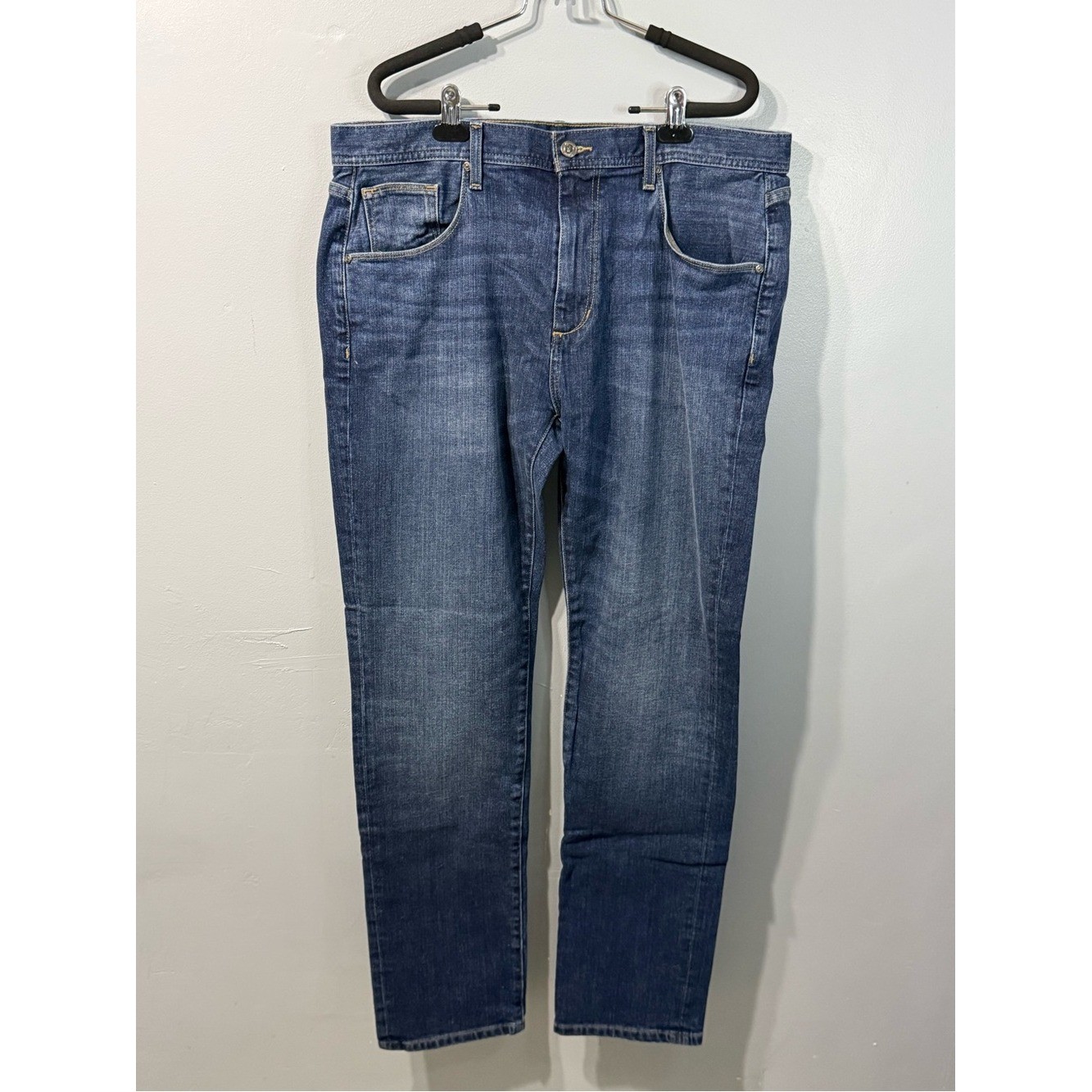 Johnnie-O DOS 5 Pocket Stretch Jeans Noon Noon Blue Straight Leg Mens 36x32 Johnnie-O DOS 5 Pocket Stretch Jeans Noon Noon Blue Straight Leg Mens 36x32