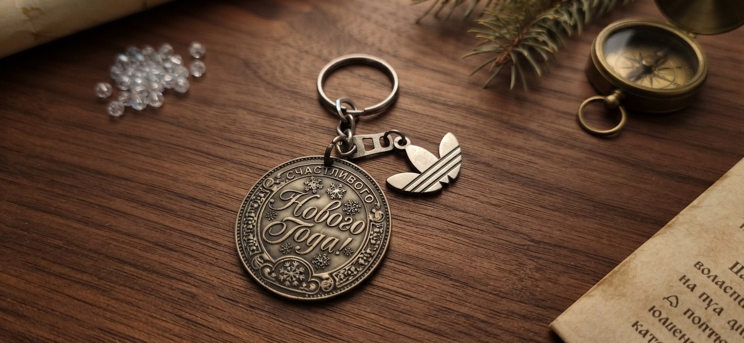 Adidas Logo Metal Keychain Vintage Style Round Medallion Key Ring Gift Adidas Logo Metal Keychain Vintage Style Round Medallion Key Ring Gift