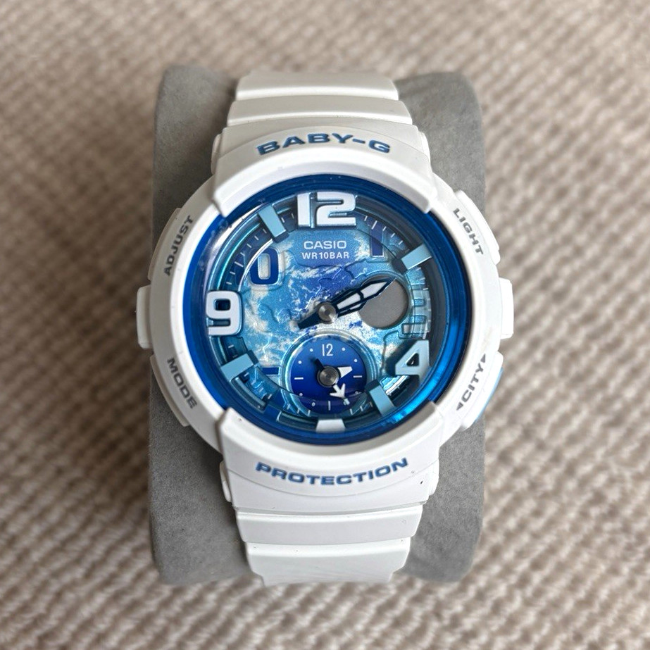 CASIO Baby-G BGA-190GL 3D World Map Dial Jet Hands Beach Travel Ltd Ed Watch