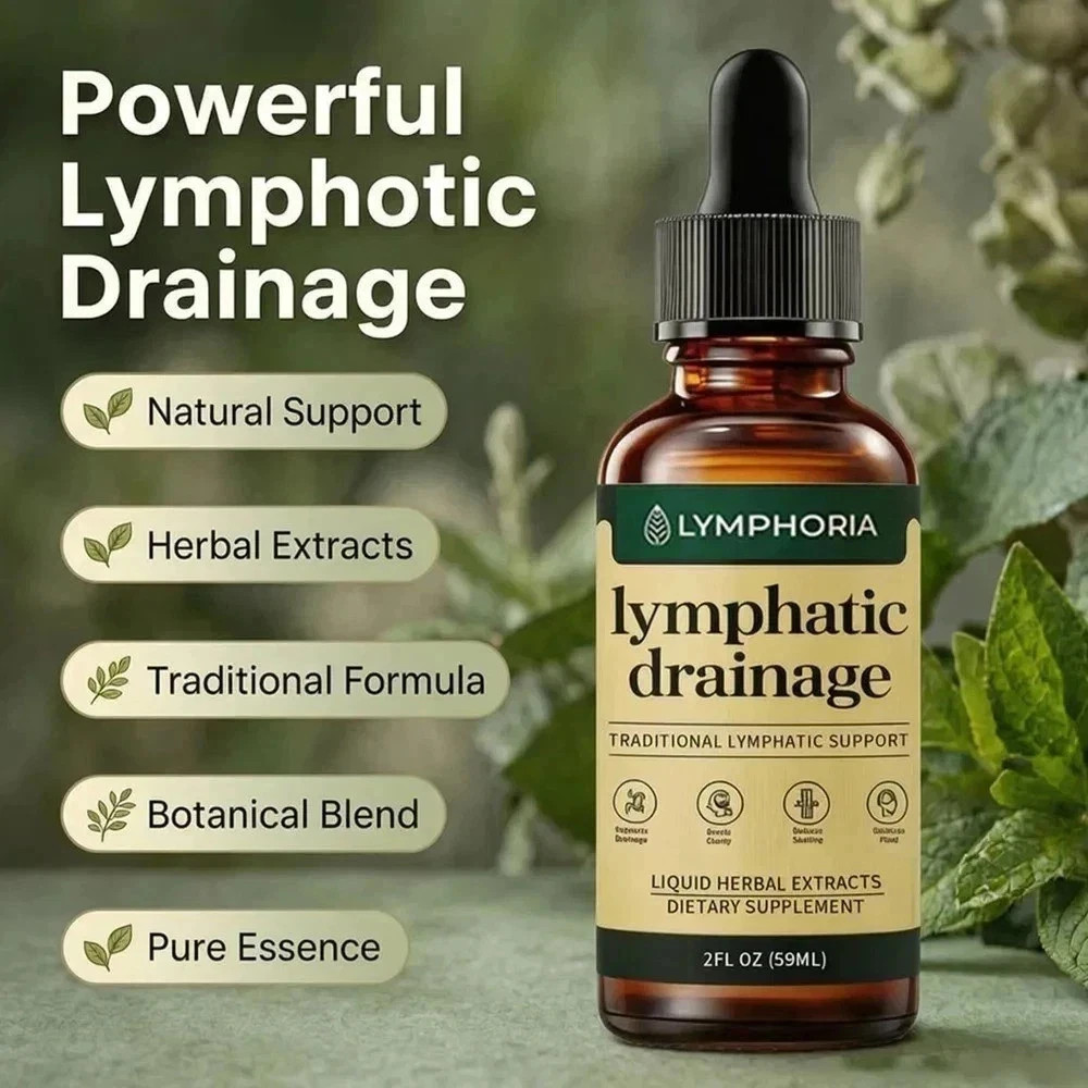 Lymphoria - Lymphatic Drainage Bloat Relief - Detox, & Immune Support 59ml US