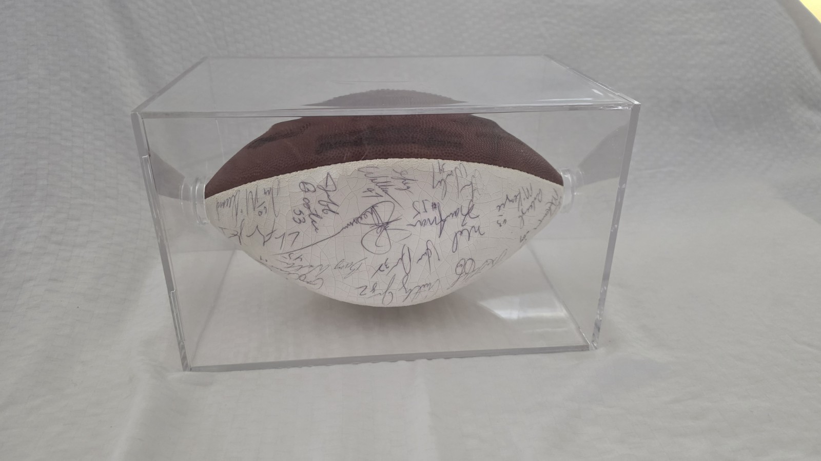 🏈⭐️ 1985 Washington Redskins Team Signed Football w/ Theismann & Monk ⭐️